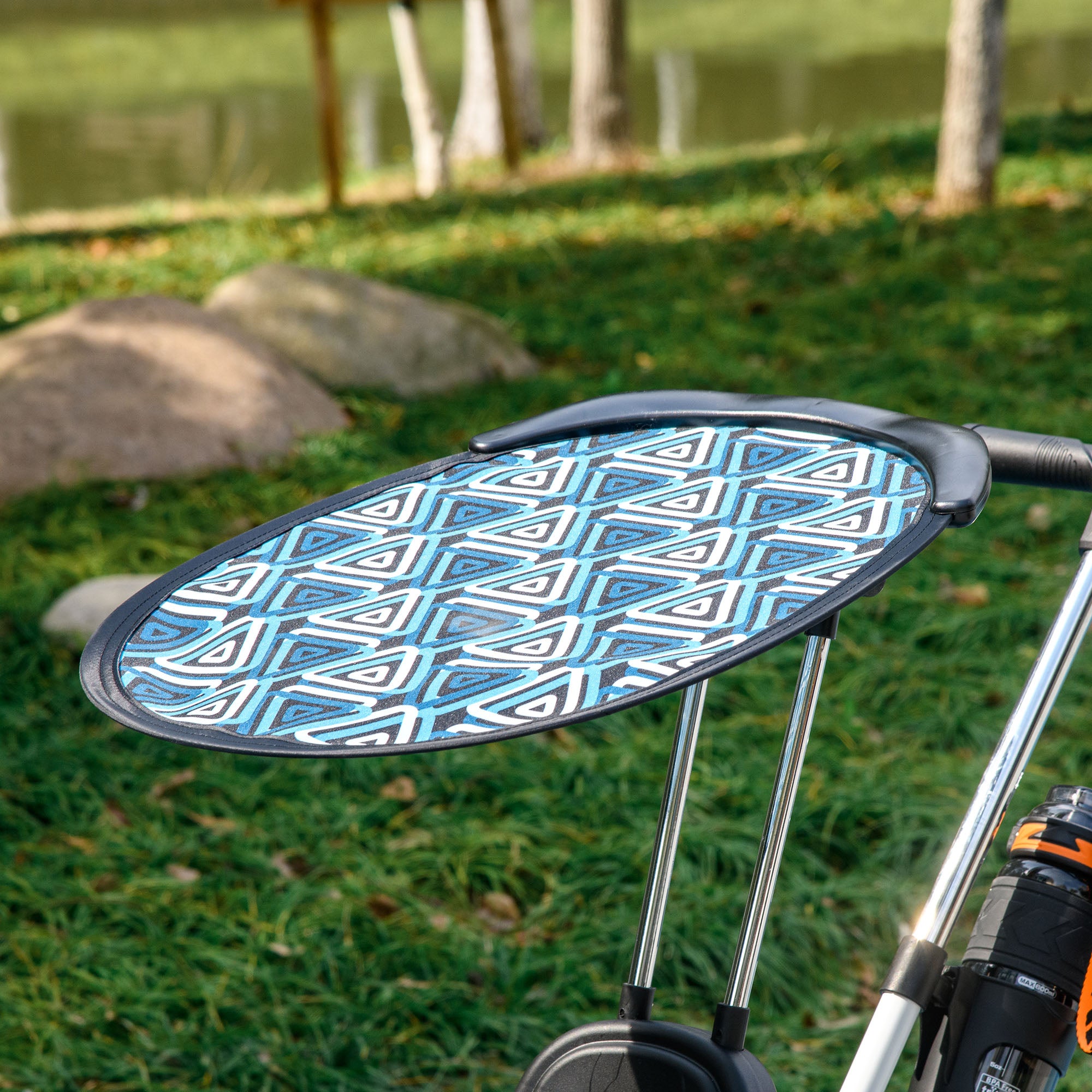HOMCOM 6 in 1 Tricycle for Kids with 5-point harness straps, Removable Canopy, Blue - North Peak Garden Furniture