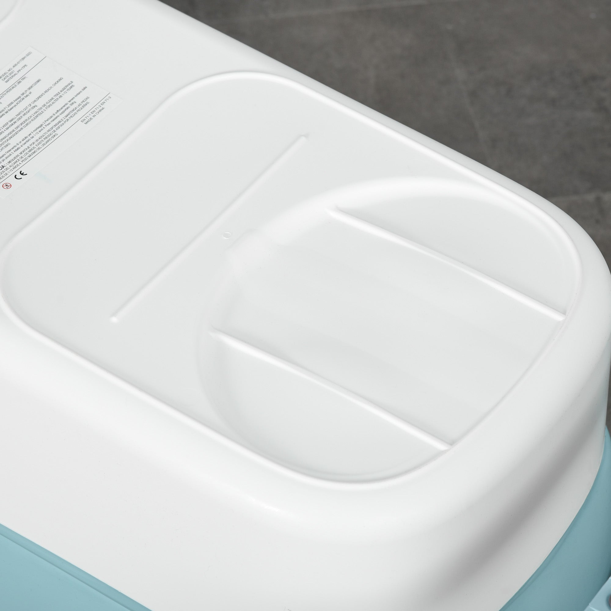 HOMCOM Foldable Bathtub Kids Bath Tub with Lid Large Freestanding Bathtubs Home Sauna for Toddler Children Teenage 1 - 12 Years - North Peak Garden Furniture