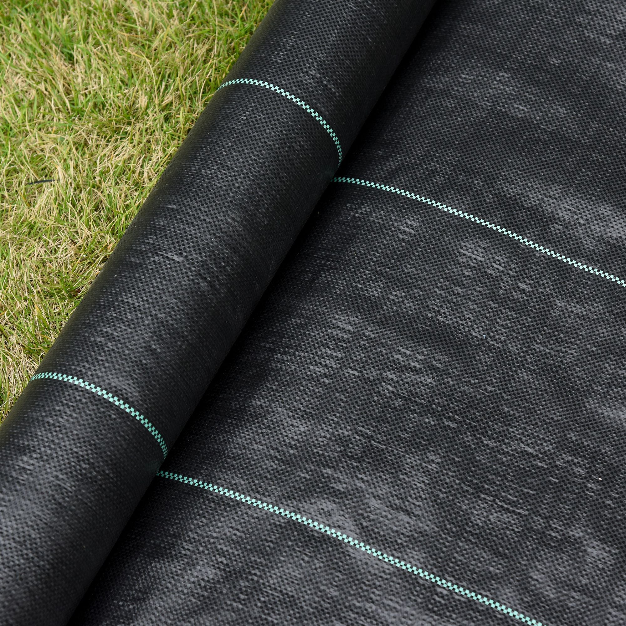 Outsunny 1x50m Gardener Premium Weed Barrier Landscape Fabric Durable & Heavy-Duty Weed Block Gardening Mat, Easy Setup & Superior Weed Control Convenient Design - North Peak Garden Furniture