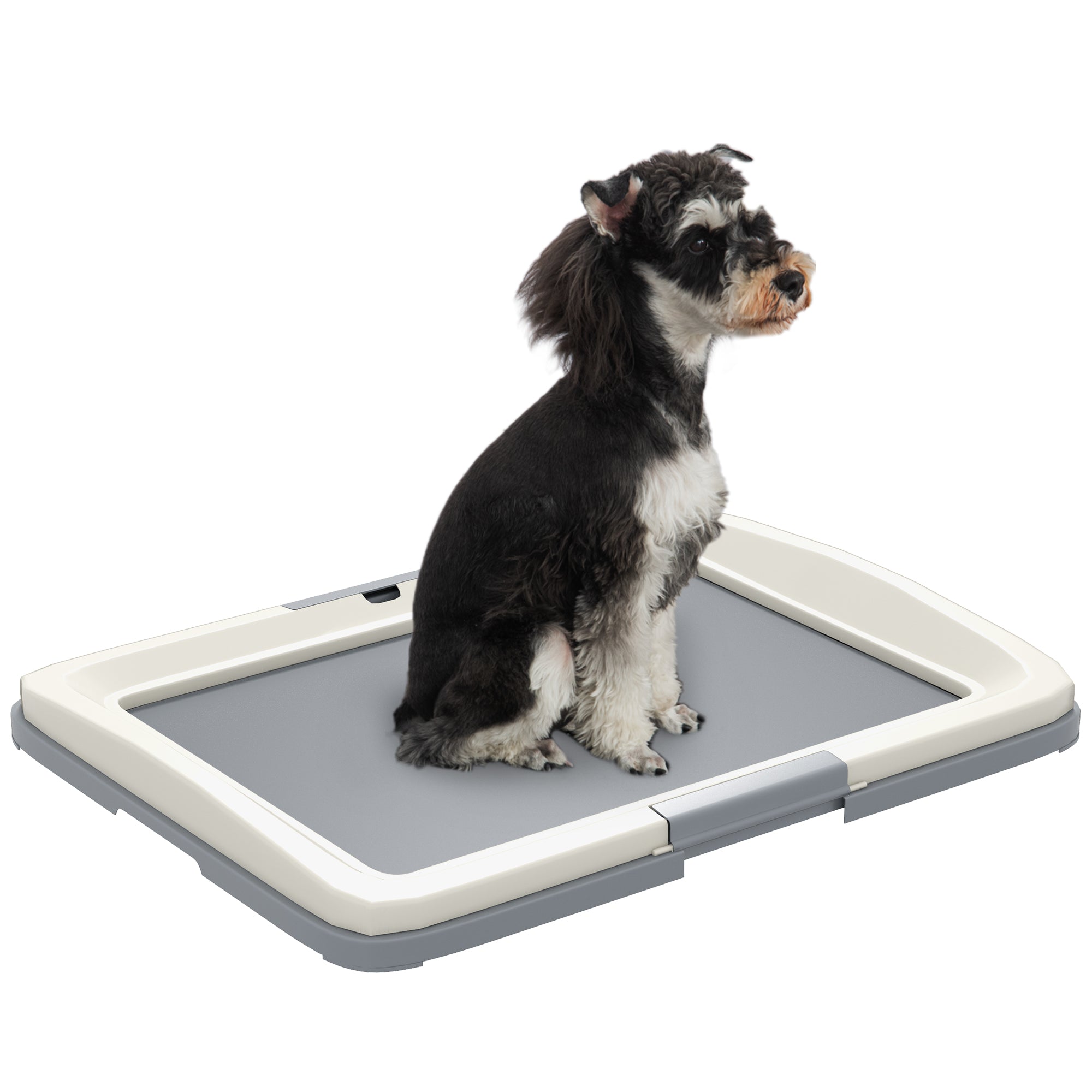 PawHut Dog Toilet Tray for Training Dogs, Dog Litter Tray for Indoor, Outdoor, 63 x 49 x 6cm - North Peak Garden Furniture