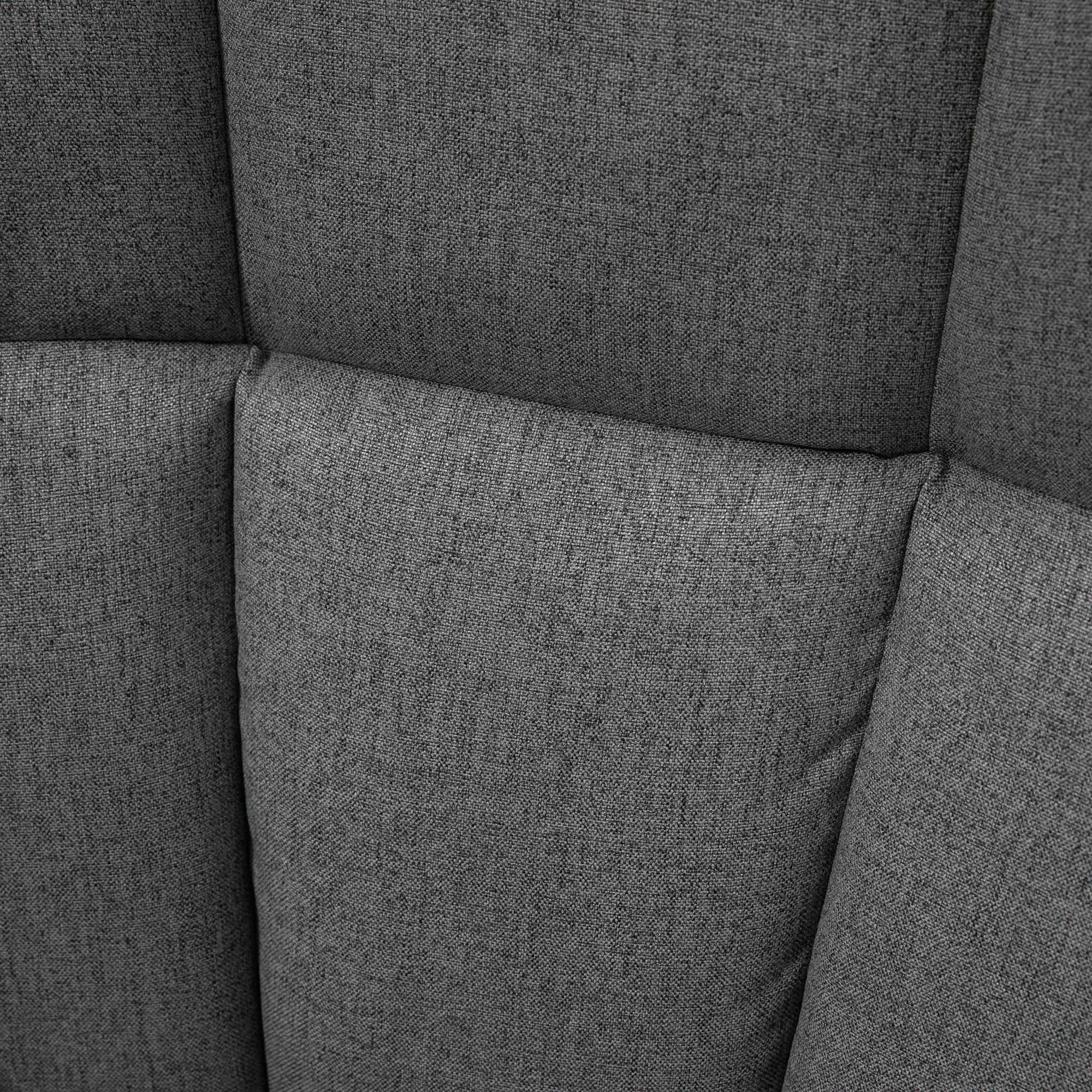 HOMCOM Soft Padded Rocking Wingback Armchair, with Wooden Legs - Grey/Cream - North Peak Garden Furniture