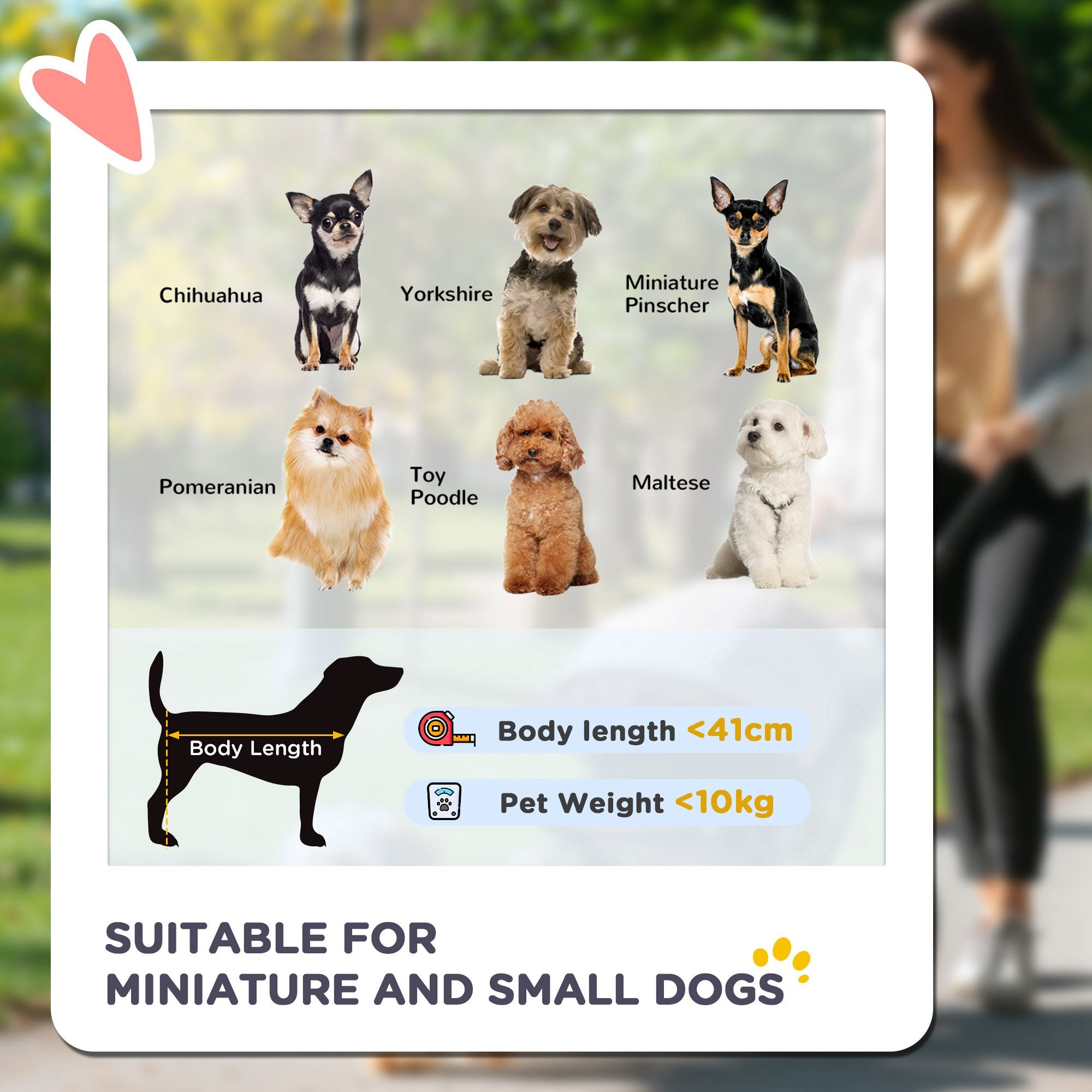PawHut Dog Pram Dog Stroller Pet Stroller, 3 Wheels Dog Pushchair with Brake, for Small Miniature Dogs, Cats, Red - North Peak Garden Furniture