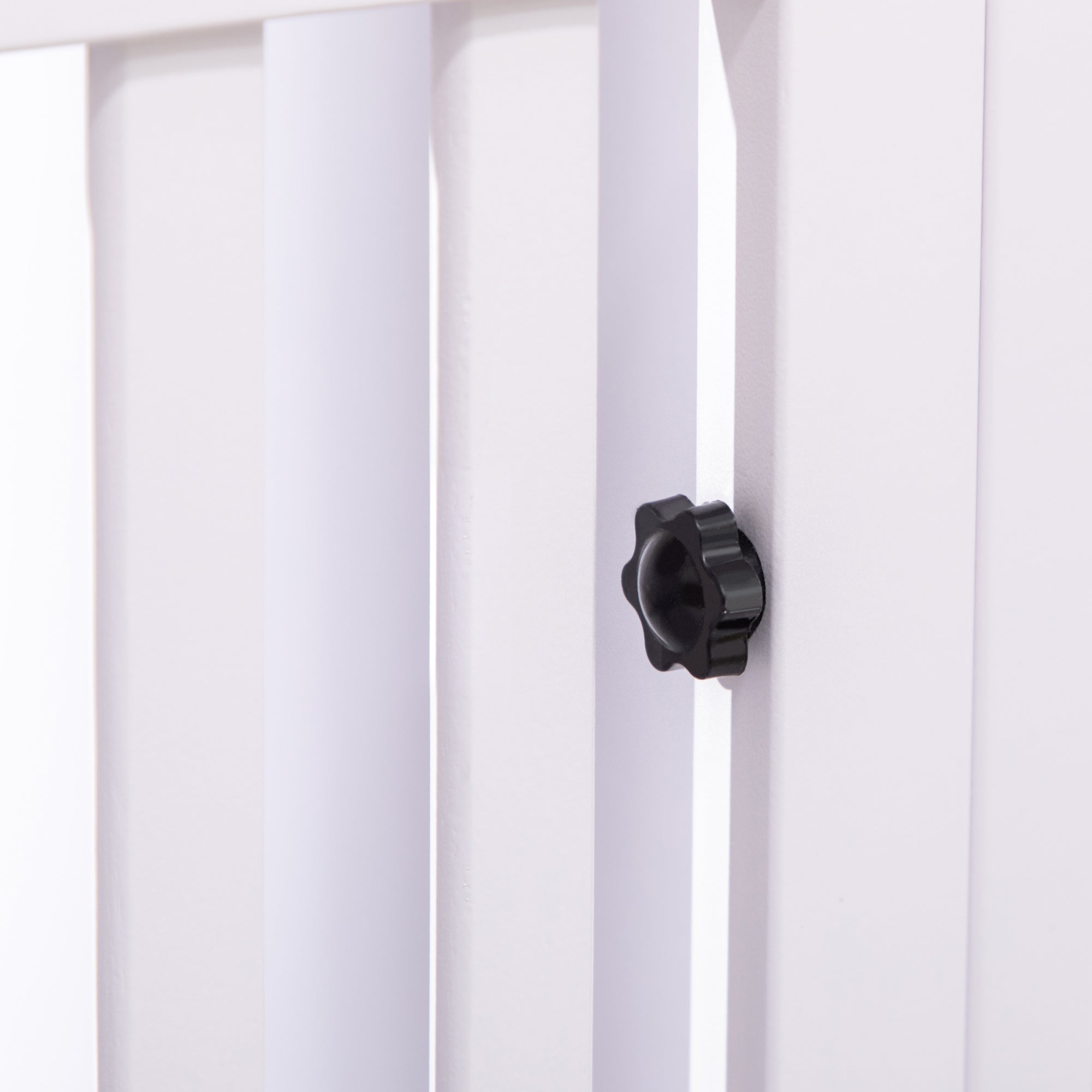 PawHut 7 Panels Playpen with 3 Doors for Baby Dogs, Two-Room Design Puppy Whelping Box - White - North Peak Garden Furniture