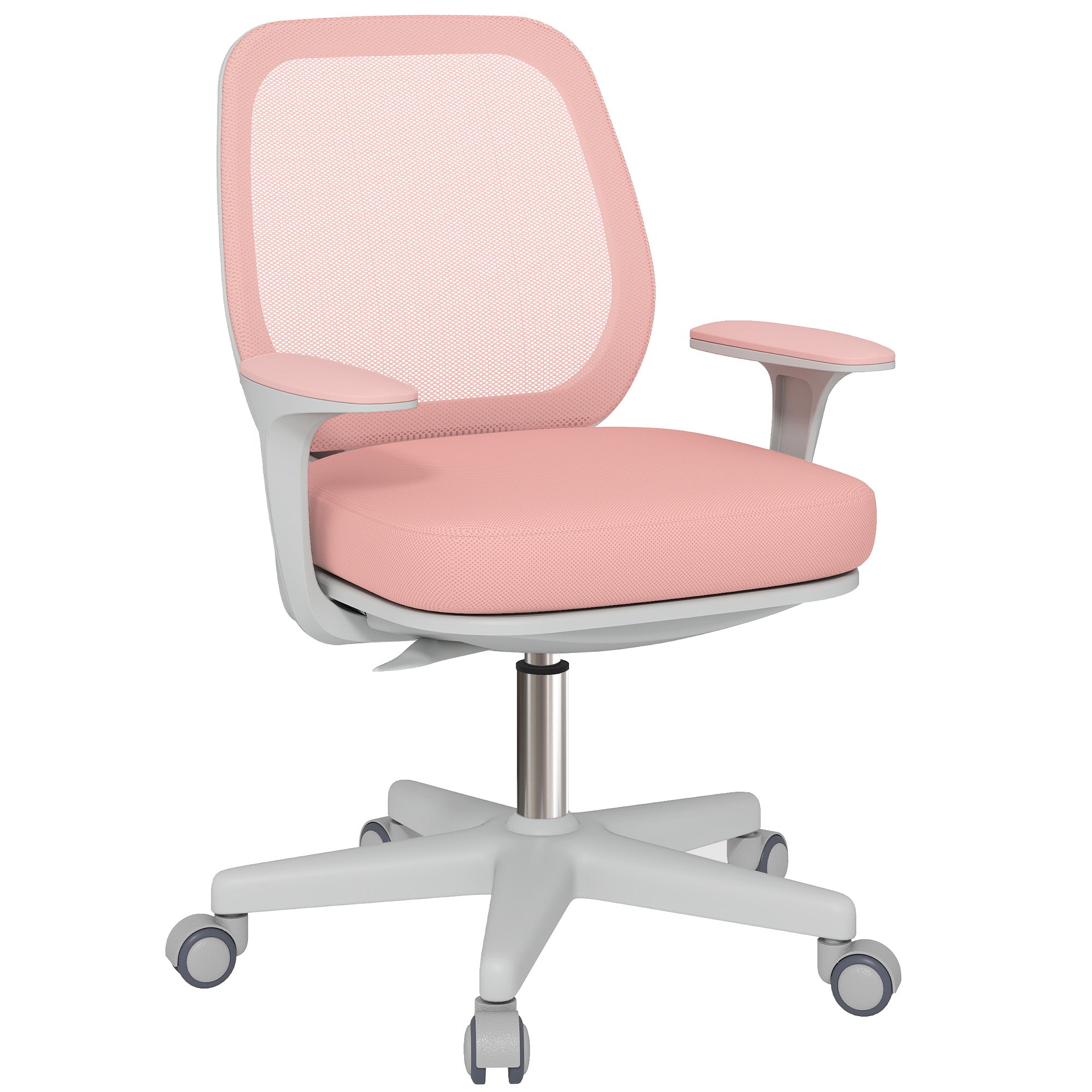 Vinsetto 44-56cm Mesh Back Office Chair - Pink