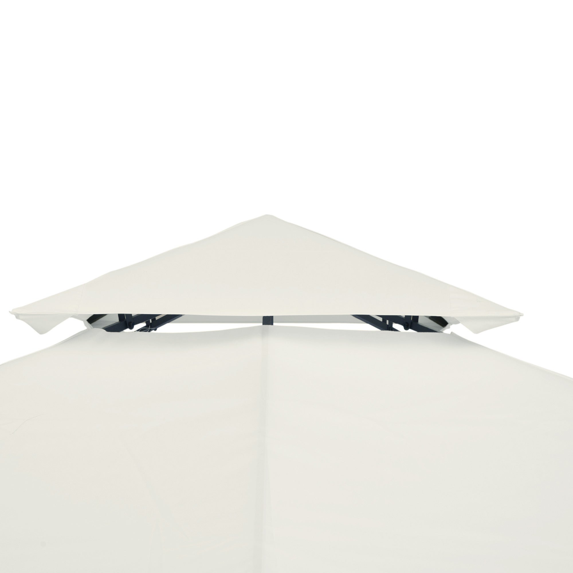 Outsunny Gazebo Replacement Canopy 3x3 m-Cream White - North Peak Garden Furniture