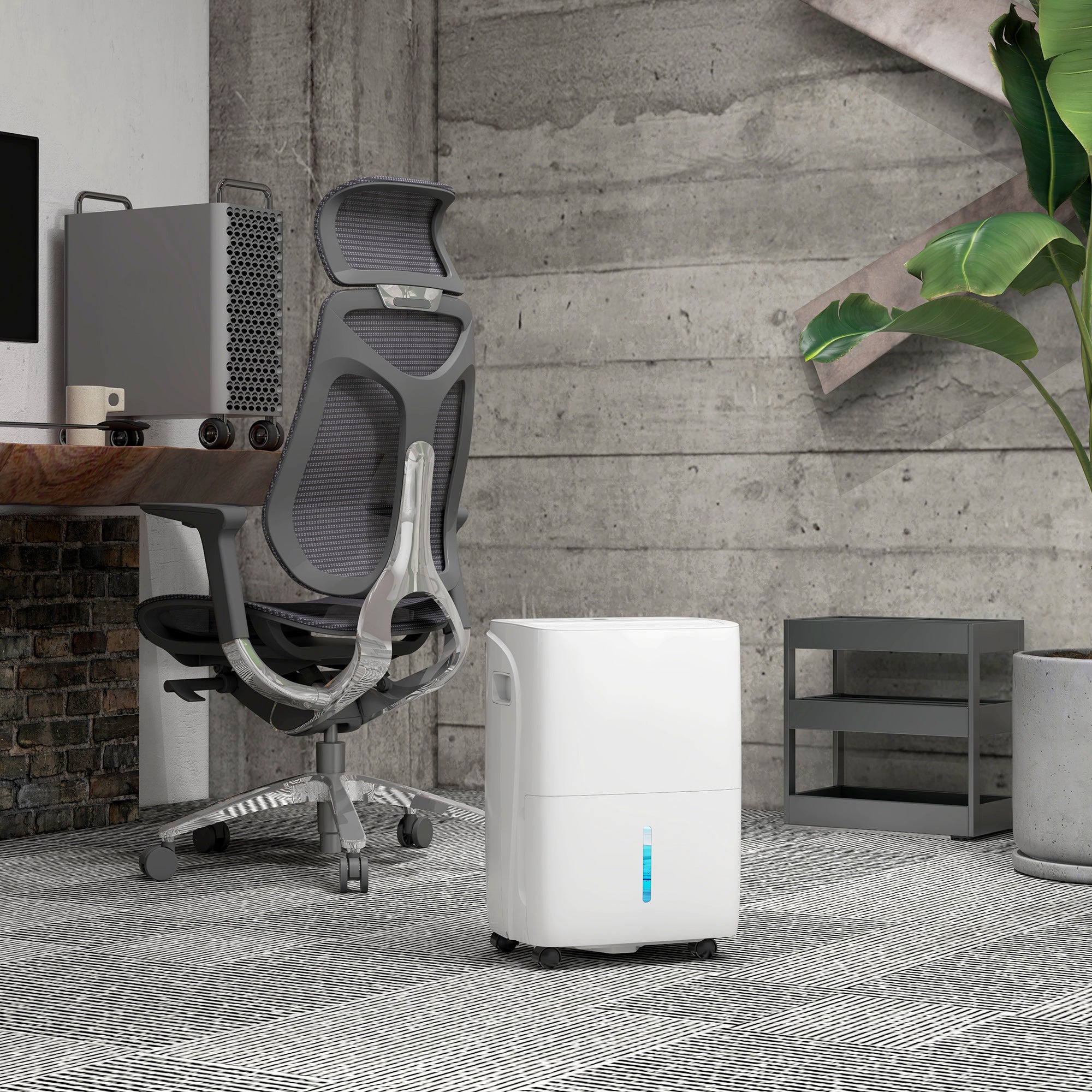 HOMCOM 30L/Day Dehumidifier with Auto-Clean Filter, Continuous Drainage, 4L Water Tank, 24H Timer, Digital Humidity Display, Dehumidifier for Home Damp, Bedroom, Condensation, Mould, Laundry Drying - North Peak Garden Furniture