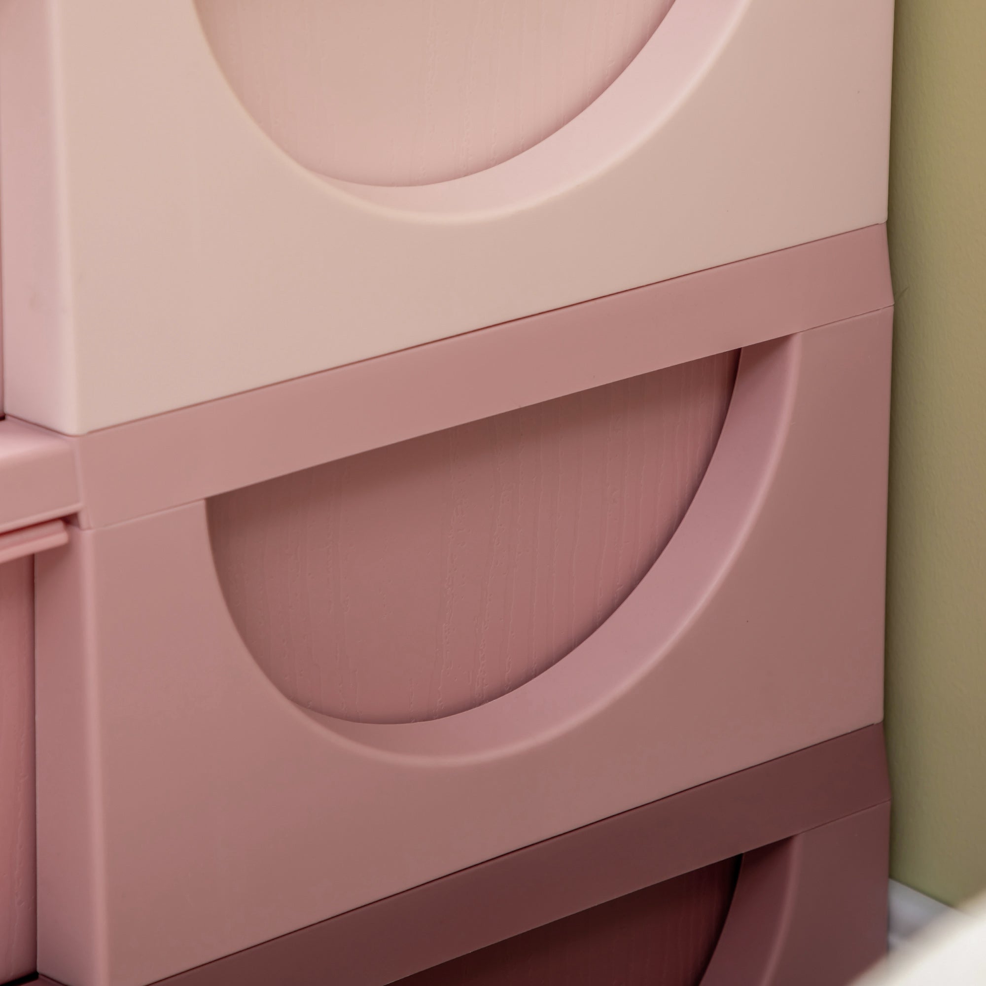 HOMCOM Kids Storage Unit, with Six Drawers - Pink - North Peak Garden Furniture