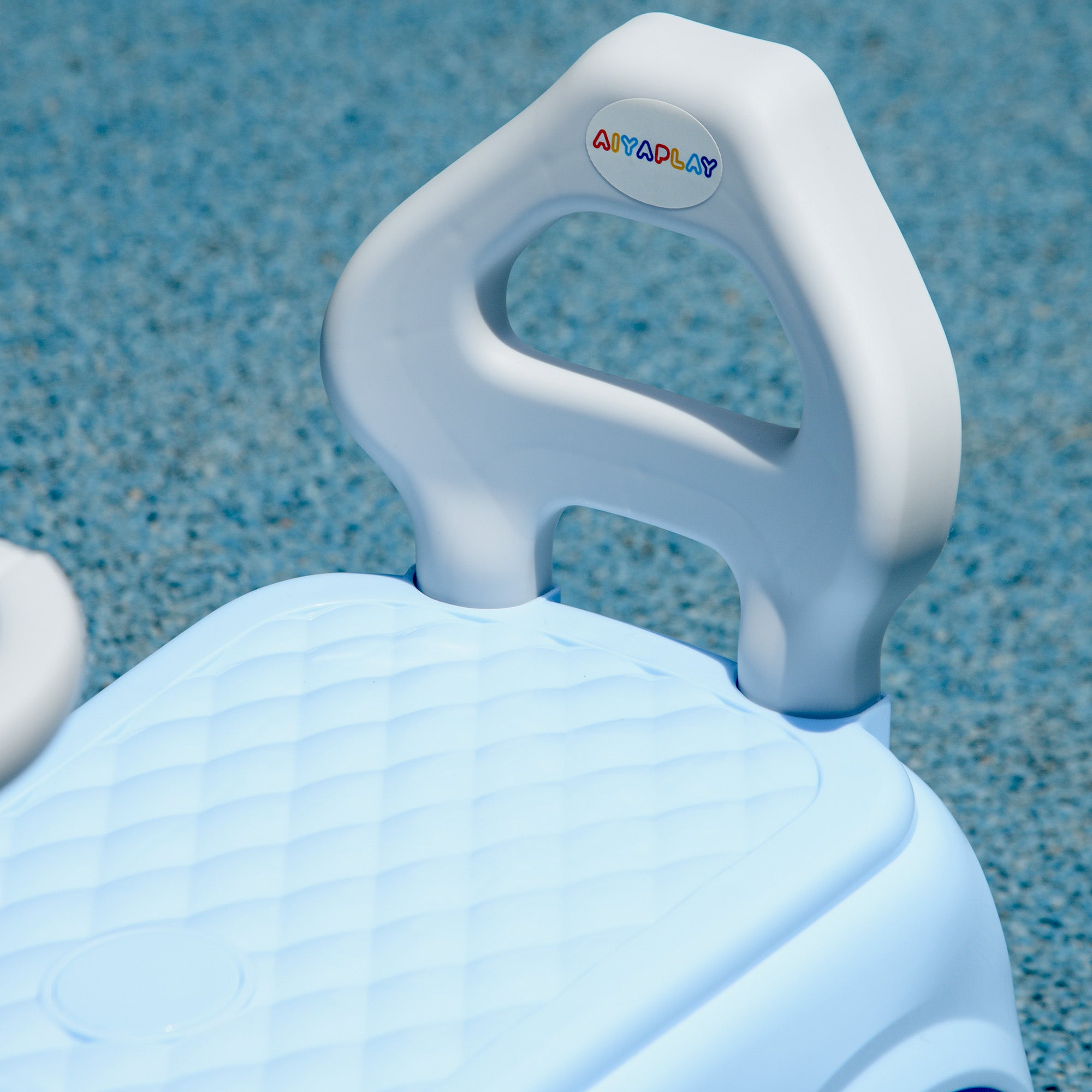 AIYAPLAY Foot To Floor Ride On Car Sliding Car w/ Air Horn, Anti-Over-Backwards, 18 to 36 Months - Light Blue - North Peak Garden Furniture