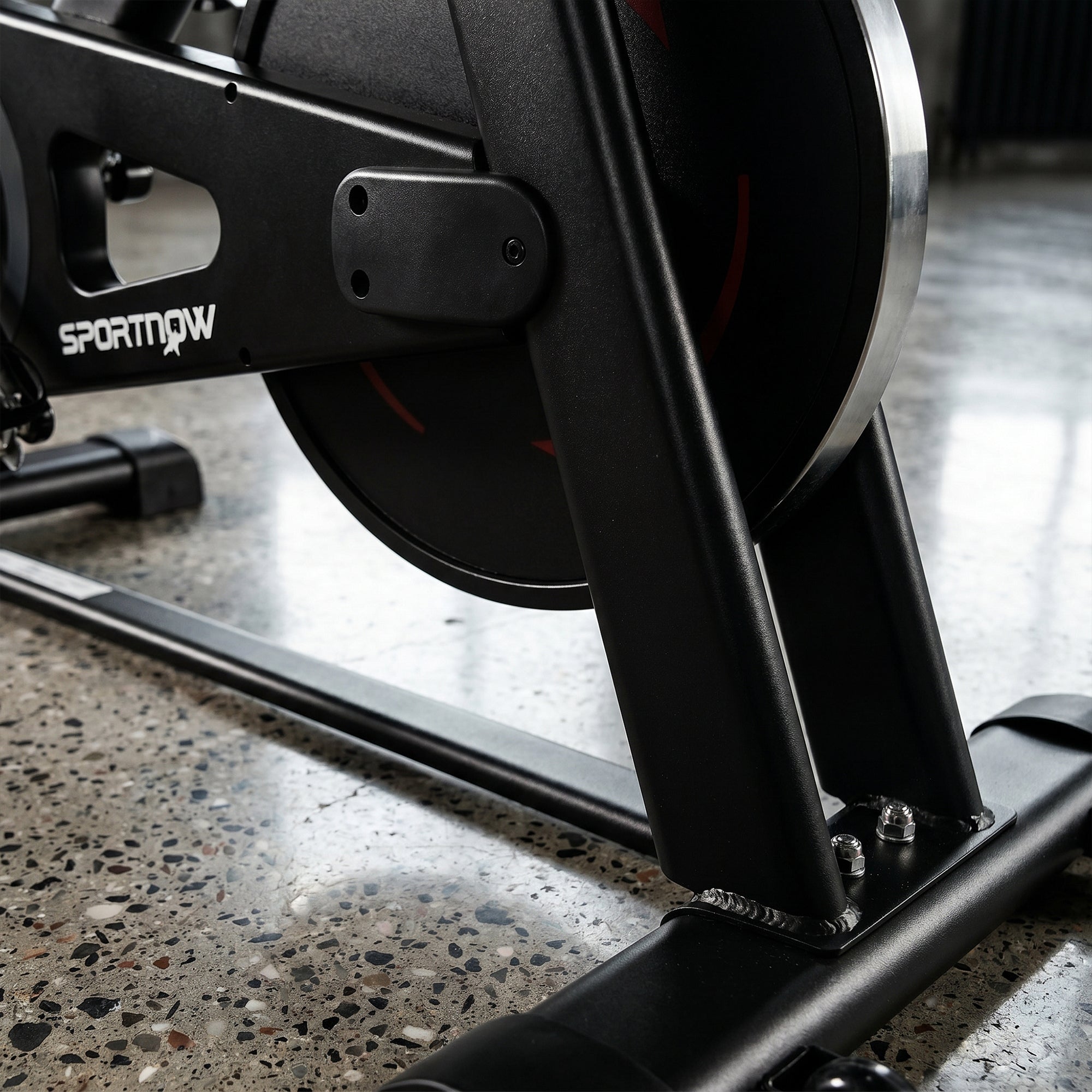 SPORTNOW Exercise Bike, Indoor Stationary Bike with Smart APP, 0-100% Magnetic Resistance, Adjustable Seat & Handlebars