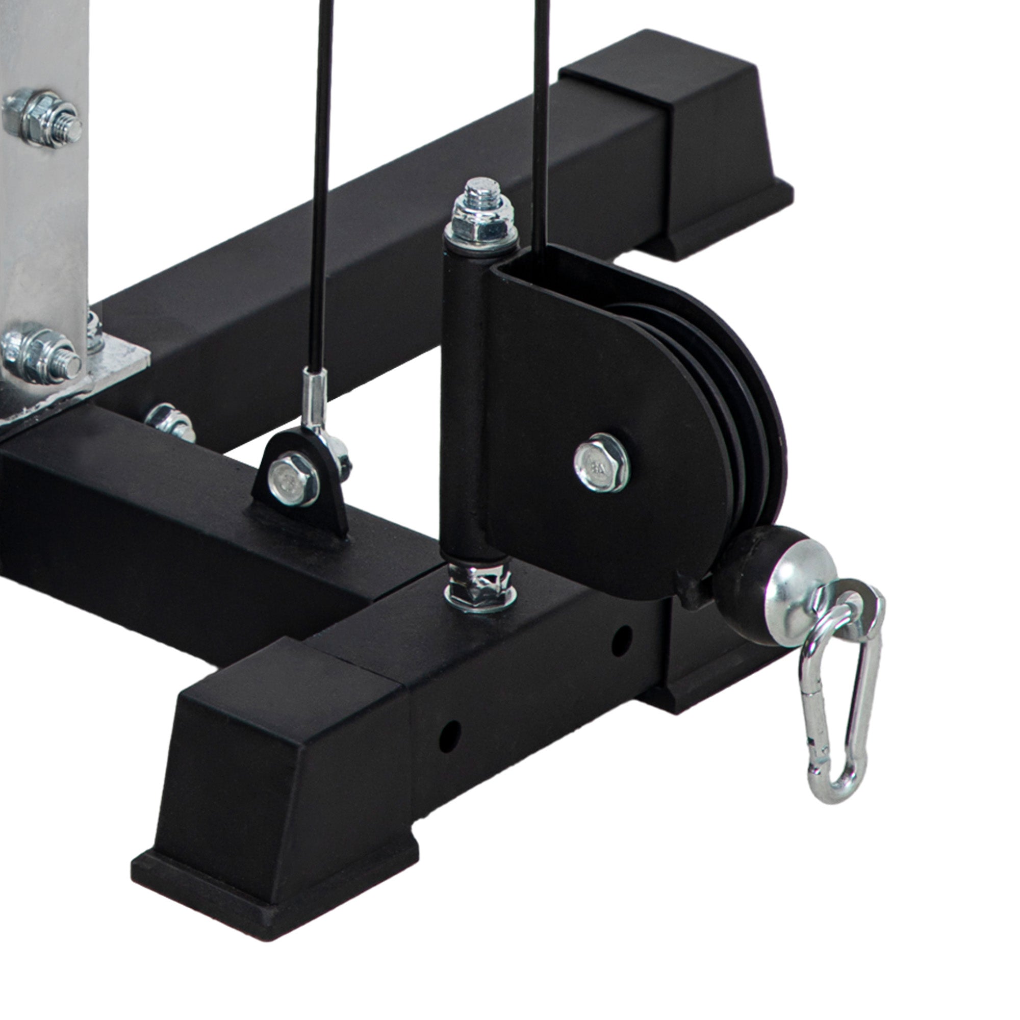 SPORTNOW Multi Home Gyms with Cable Pulley System, Cable Crossover Machine with 4 Handles for Full Body Strength Training, Power Rack for Home Workout, Black - North Peak Garden Furniture