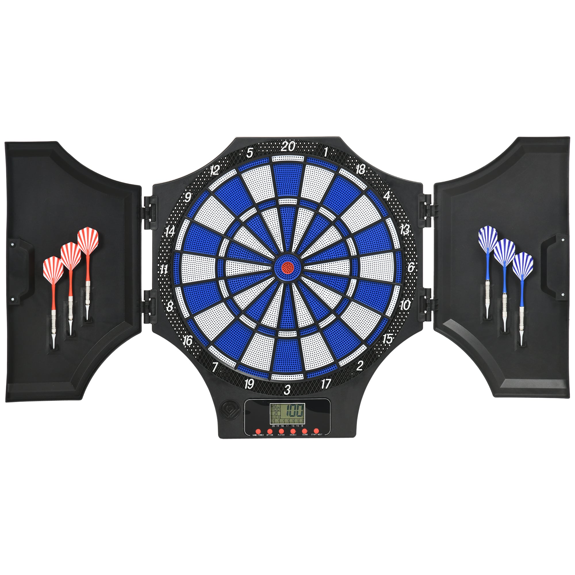 SPORTNOW Electronic Dartboard Set, with 31 Games, for Eight Players - North Peak Garden Furniture