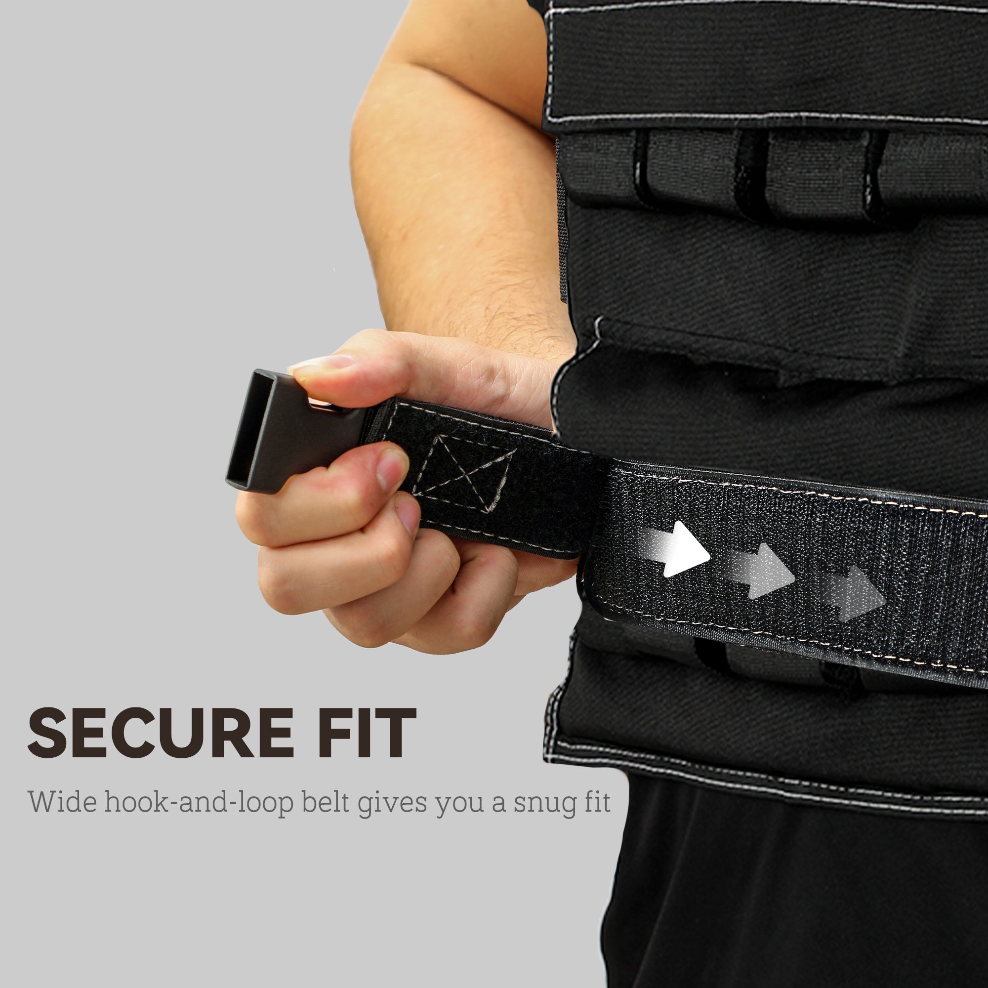 SPORTNOW 20KG Adjustable Weighted Vest, Running Weight Vest, with 30 Metal Weights, Reflective Strips, for Running, Exercise