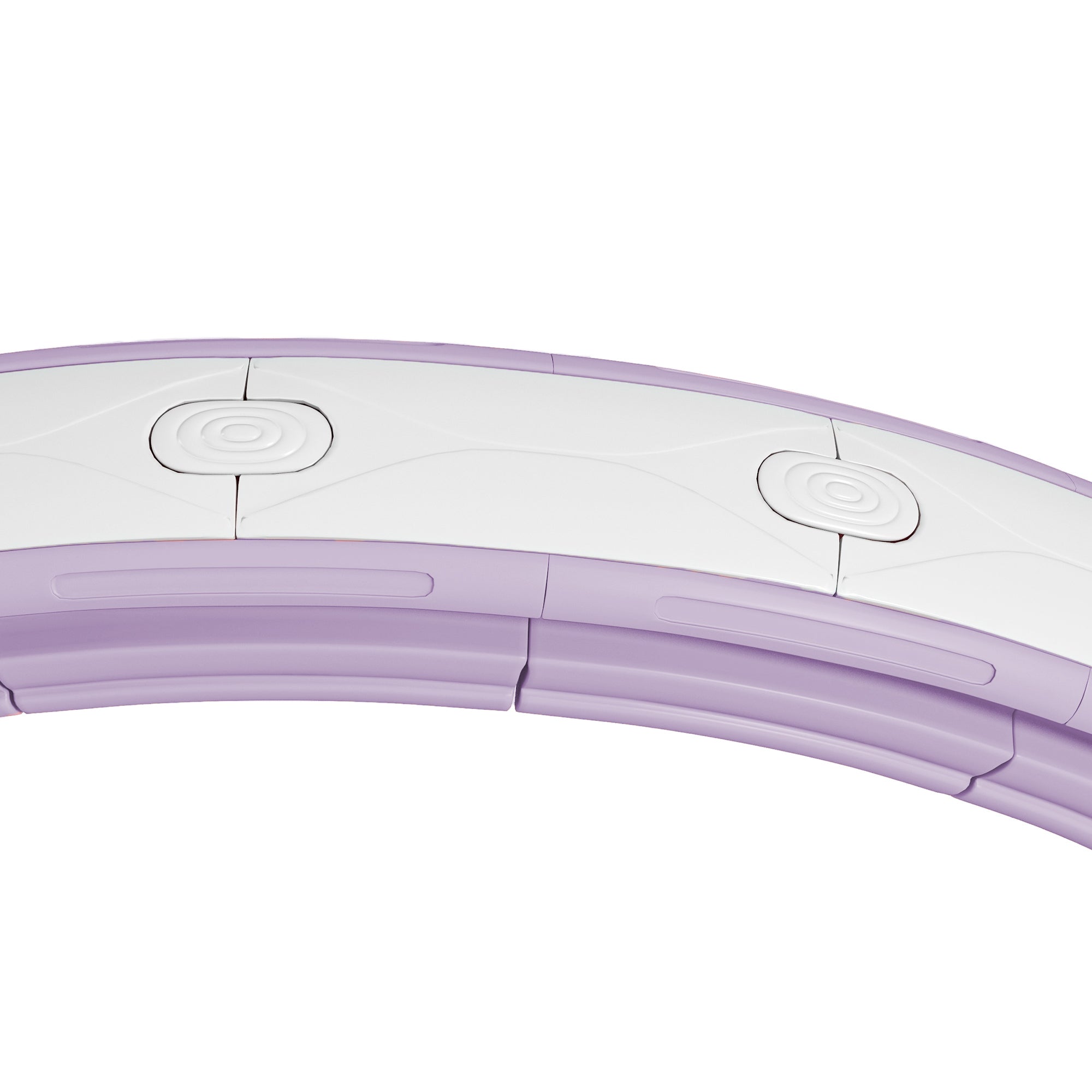 SPORTNOW Smart Weighted Hula Hoop, Massage Hula Ring w/ 16 Detachable Knots, 360° Auto-Rotating Ball, Digital Counter, Purple - North Peak Garden Furniture