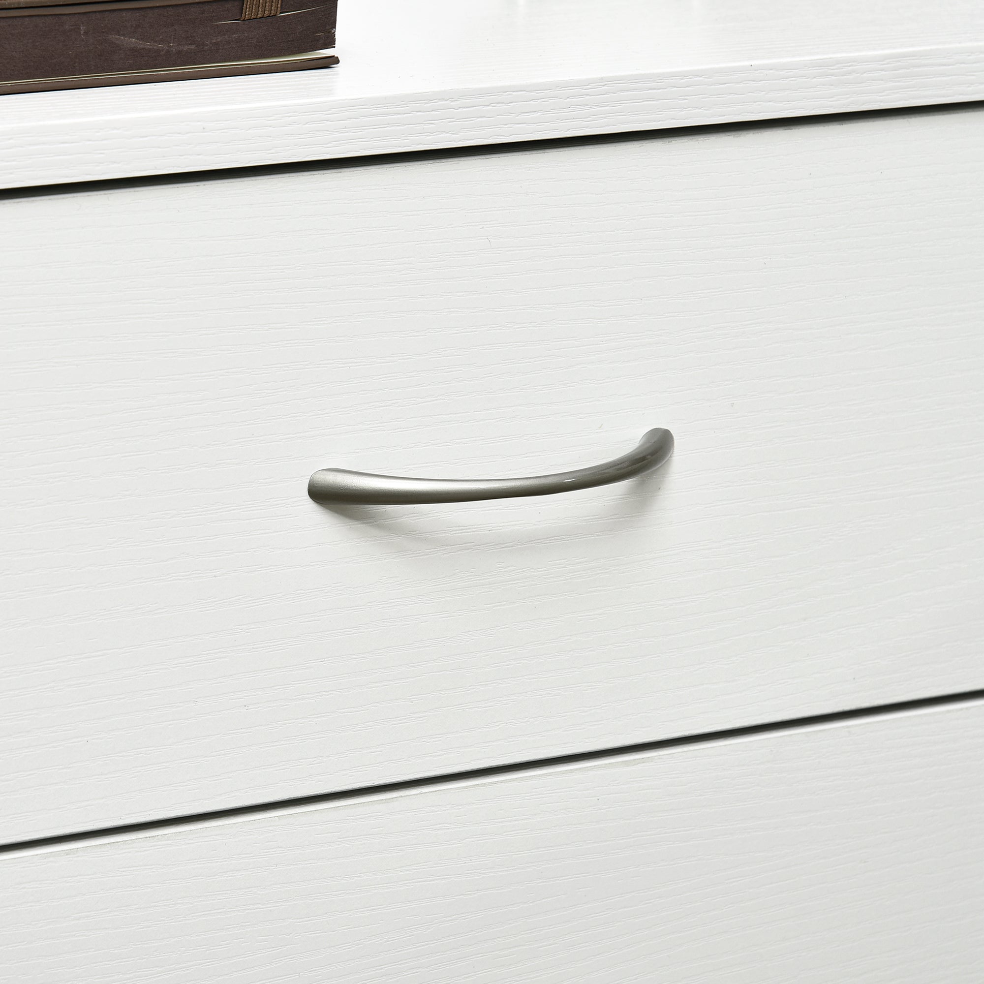 HOMCOM Three-Drawer Simple Bedside Table - White - North Peak Garden Furniture