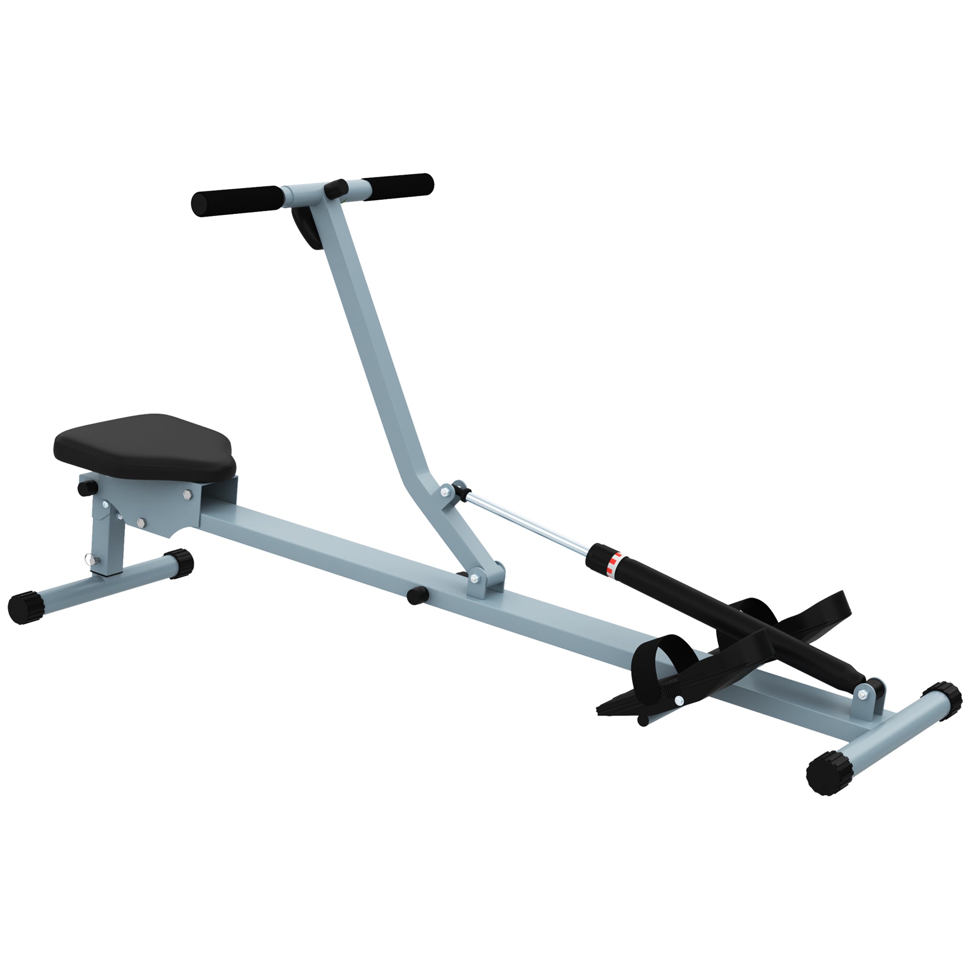 HOMCOM Rowing Machine Cardio Rower Workout Fitness Body Tonner Home Gym Training - North Peak Garden Furniture