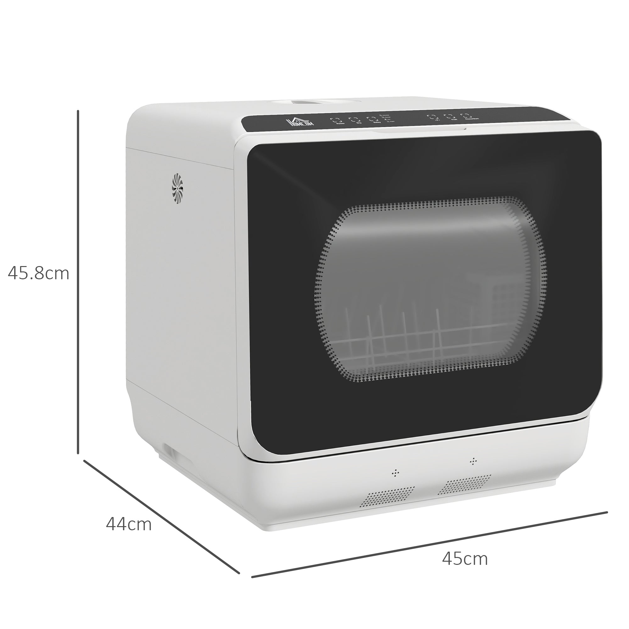 HOMCOM Multi-Program 6L Tabletop Dishwasher