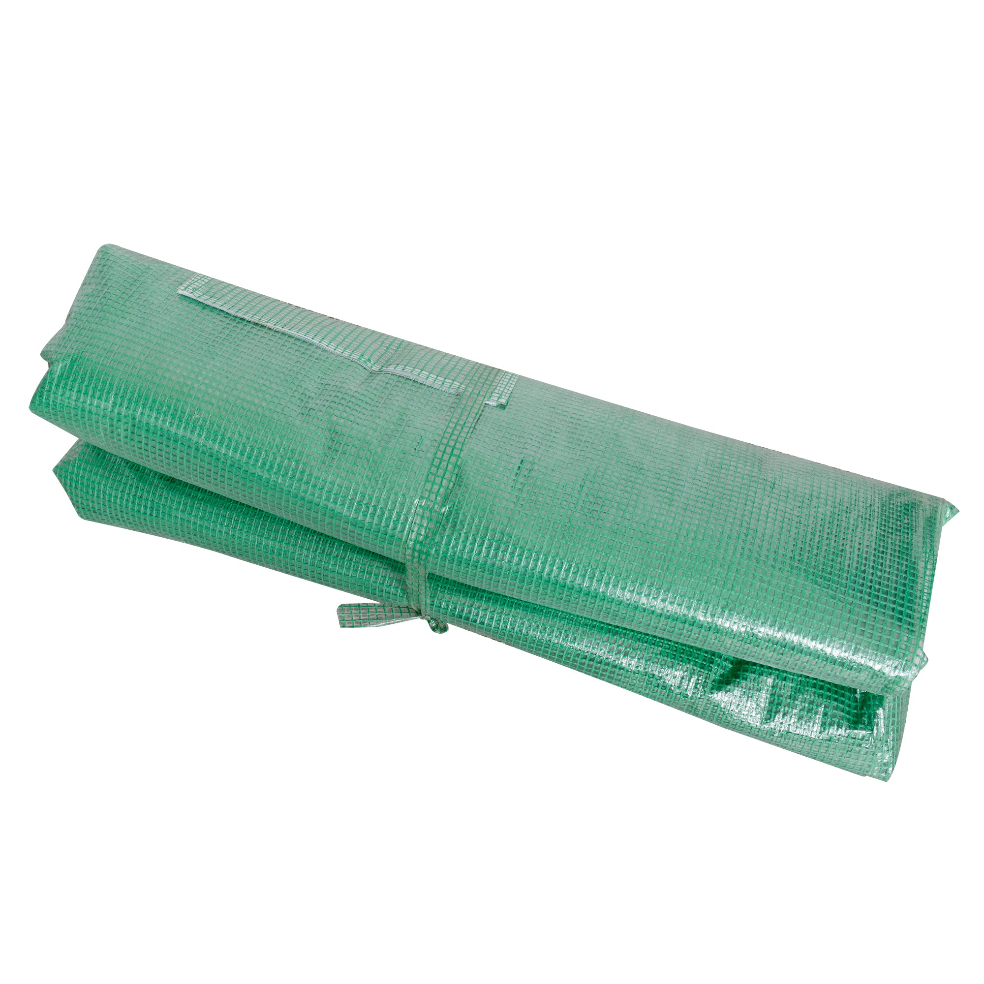 Outsunny 6 x 3 x 2m Greenhouse Replacement Cover ONLY Winter Garden Plant PE Cover for Tunnel Walk-in Greenhouse with Roll-up Windows Door Outdoor, Green - North Peak Garden Furniture