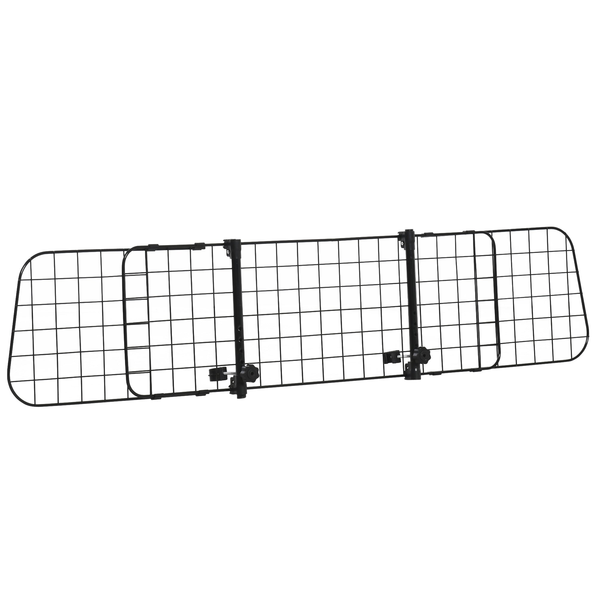 PawHut Heavy Duty Pet Dog Car Barrier Black - North Peak Garden Furniture