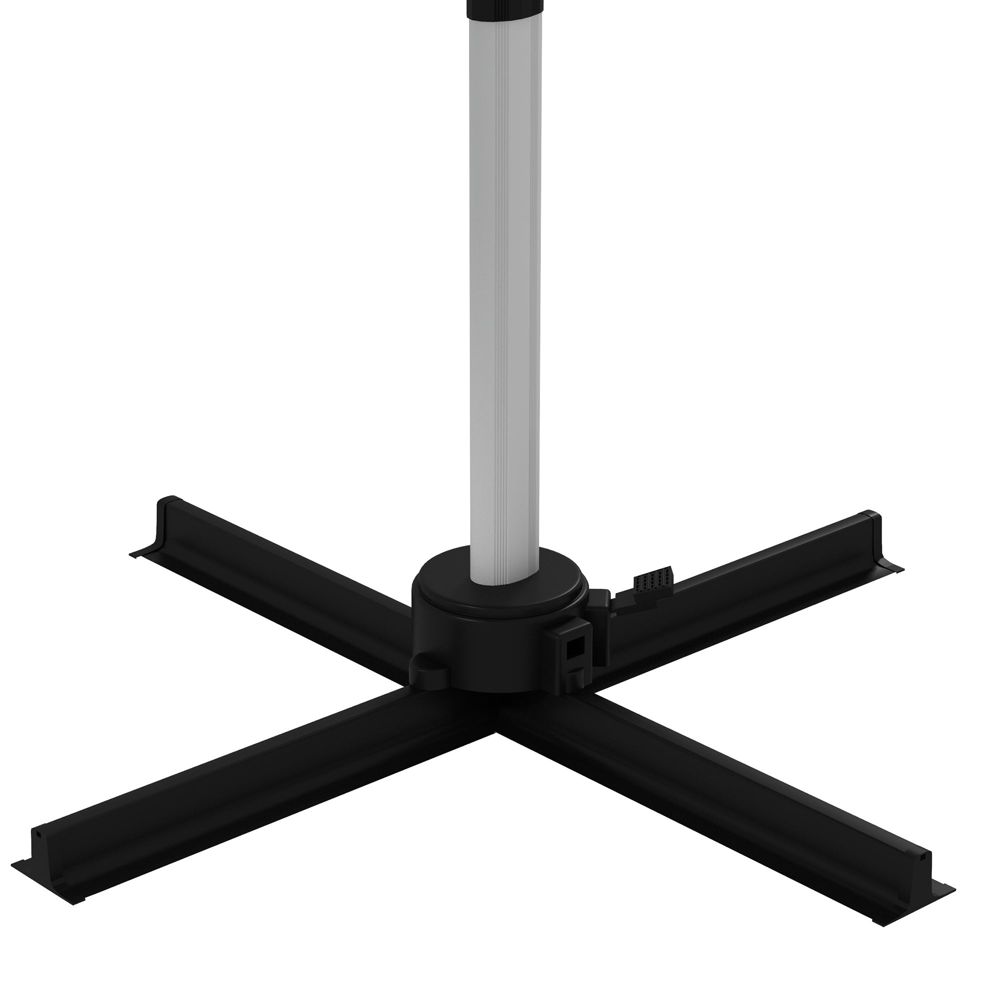 Outsunny Square Cantilever Garden Parasol, with Five-Position Canopy - Green - North Peak Garden Furniture
