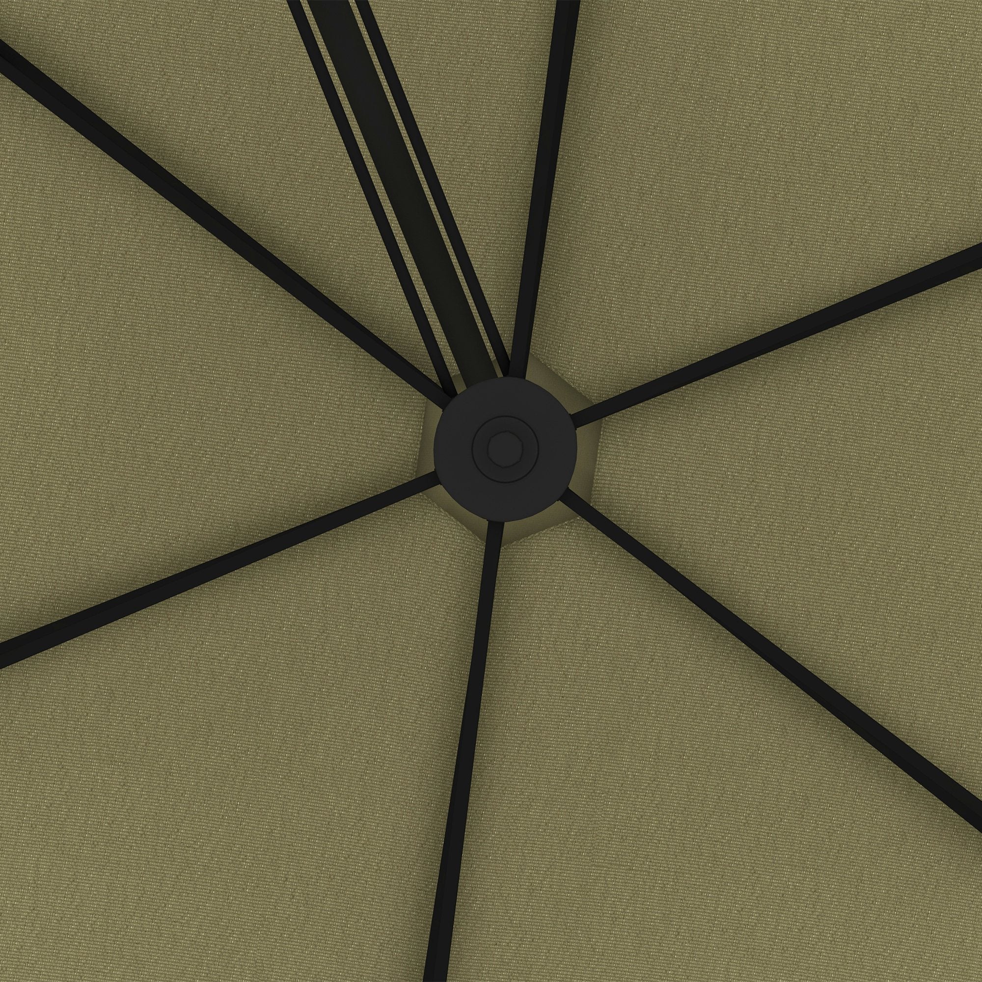 Outsunny 3(m) Garden Parasol Cantilever Umbrella with Solar LED, Cross Base and Waterproof Cover, Beige - North Peak Garden Furniture