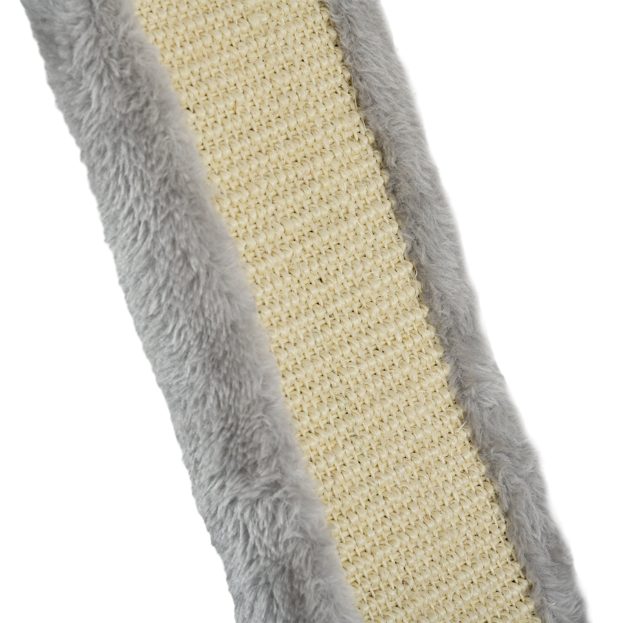 PawHut Three-Piece Wall-Mounted Cat Shelves, with Hammock, Ladder, Platforms, Scratching Post - Grey - North Peak Garden Furniture