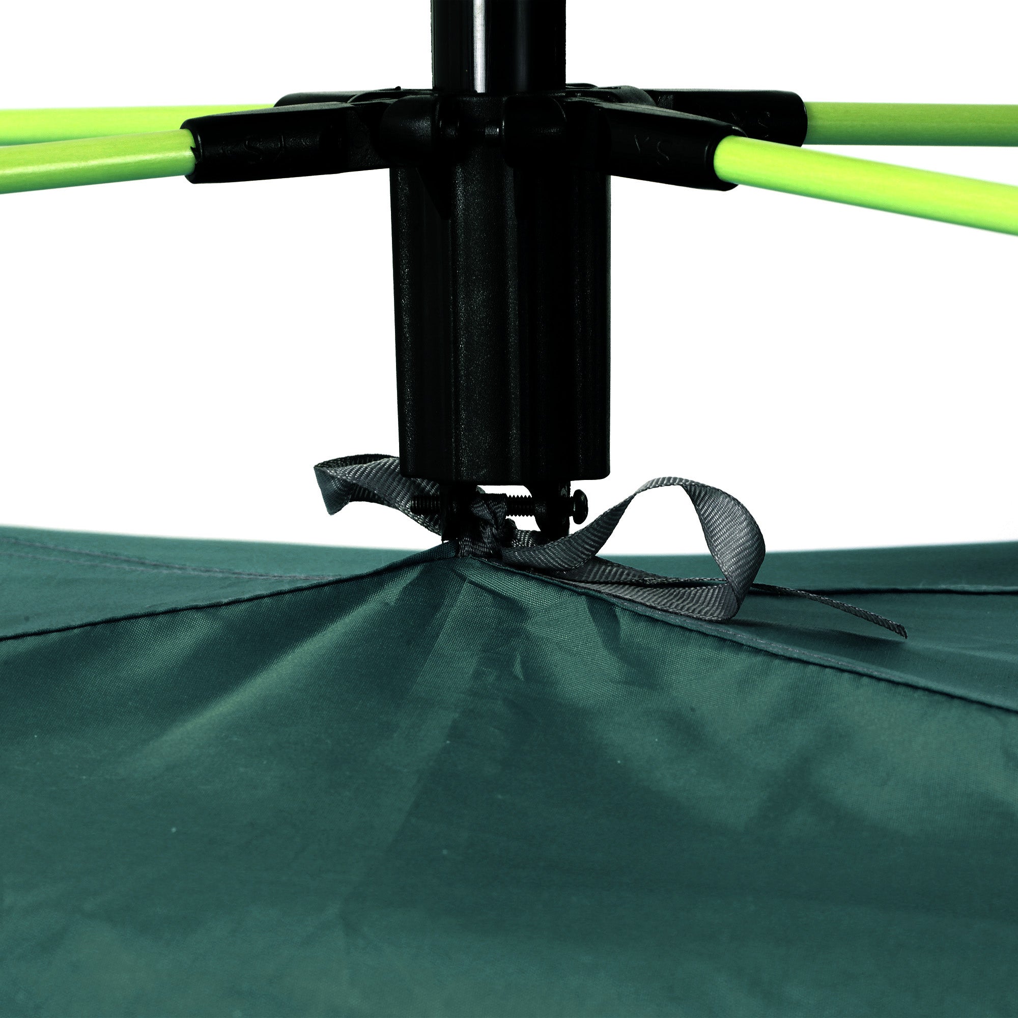 Outsunny Beach Tent for 1-2 Person Pop-up Design with 2 Mesh Windows & 2 Doors Dark Green - North Peak Garden Furniture