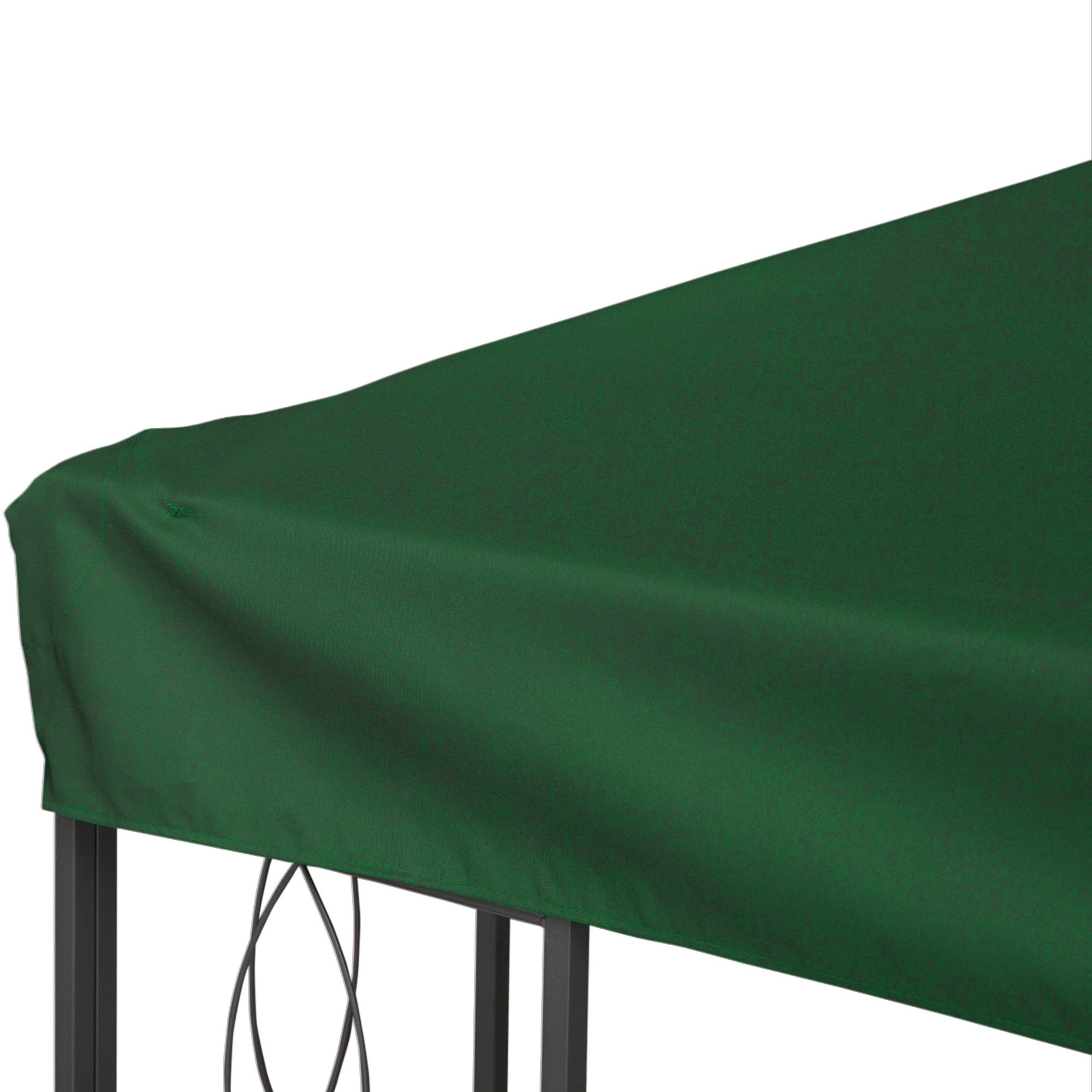 Outsunny Gazebo Roof Replacement, for 3 x 4m Frames - Green - North Peak Garden Furniture