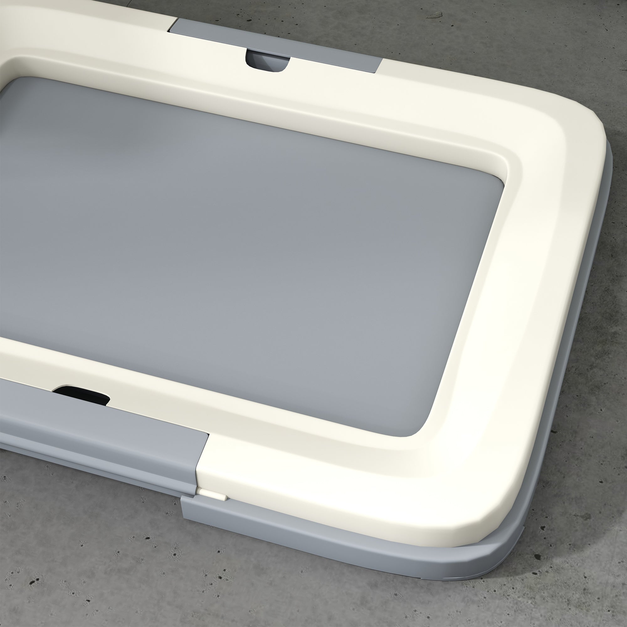 PawHut Dog Toilet Tray for Training Dogs, Dog Litter Tray for Indoor, Outdoor, 47 x 34 x 6cm - North Peak Garden Furniture