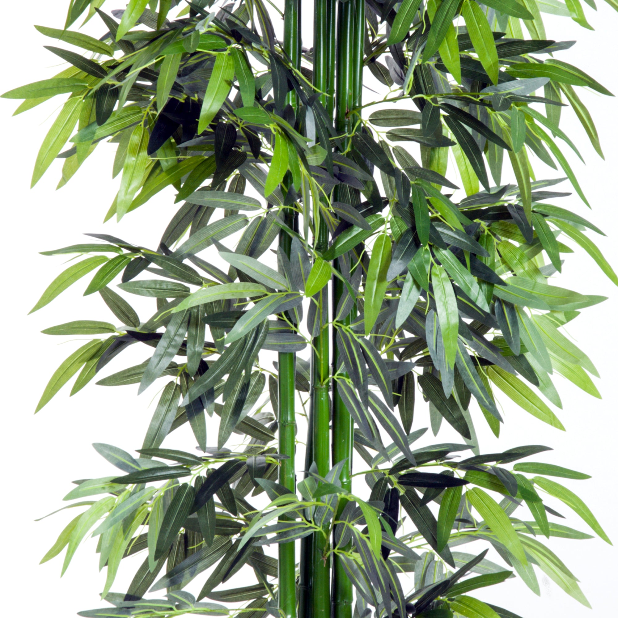 Outsunny 6ft Artificial Bamboo Tree Plant Greenary in A Pot for Home Office Planter 1.8M - North Peak Garden Furniture