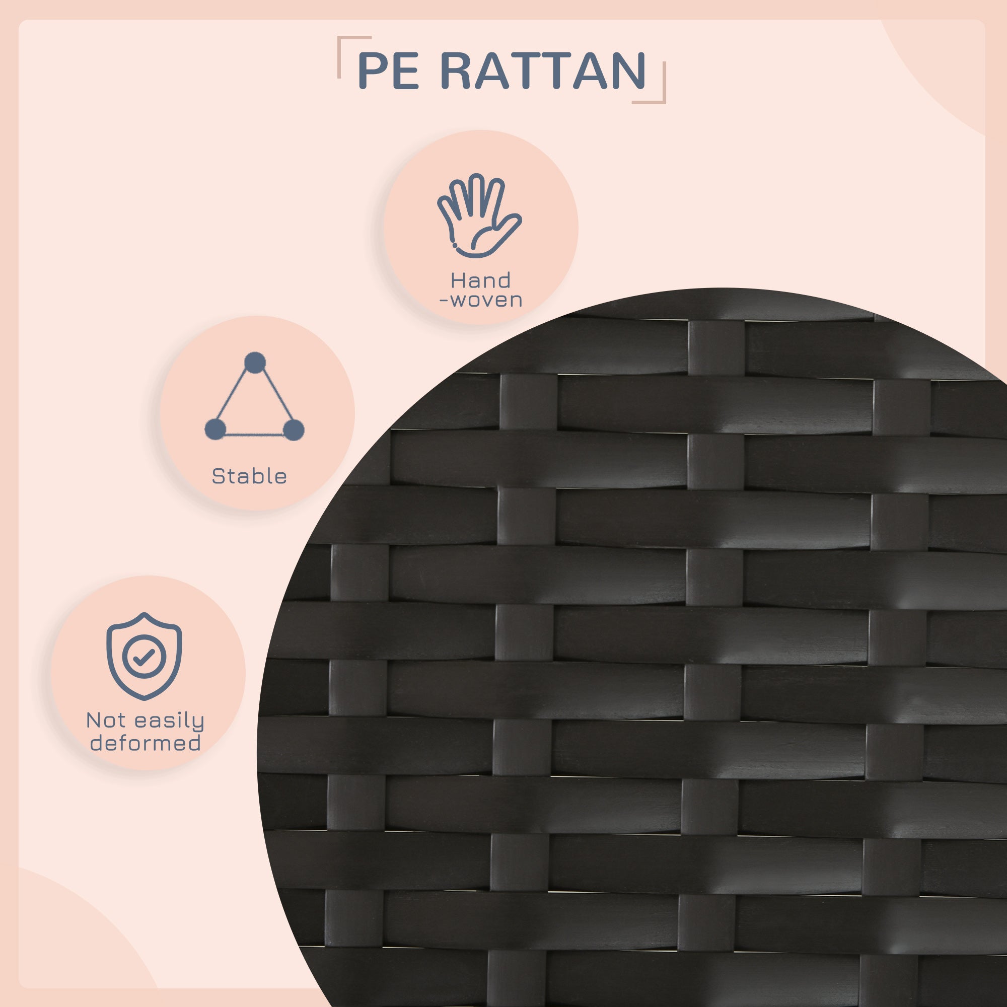 PawHut Extendable Elevated Dog Bed, Rattan Dog House w/ Water-Resistant Roof, Removable Cushion, for Small, Medium Dogs - Grey - North Peak Garden Furniture
