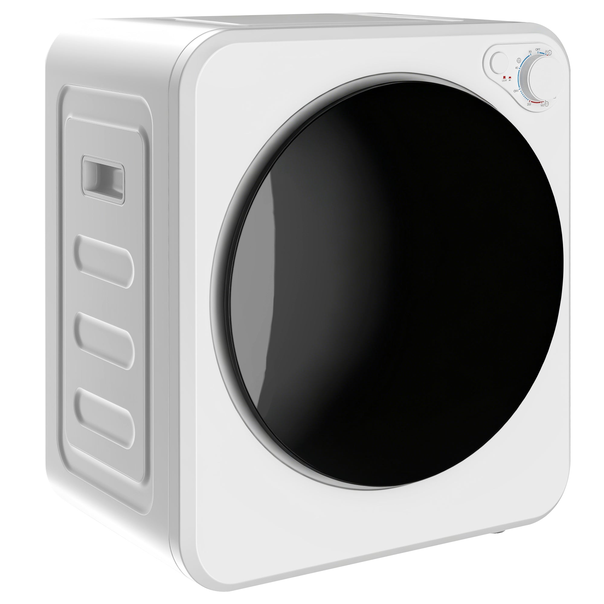 HOMCOM 4kg Front Load Laundry Dryer, Portable Clothes Dryer with 2 Power Modes, 400W/800W, White
