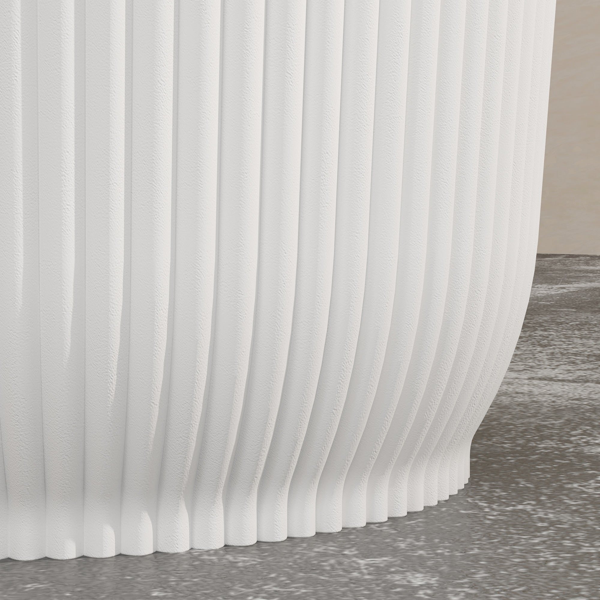 Outsunny Set of Three Ф22cm Planters - White - North Peak Garden Furniture