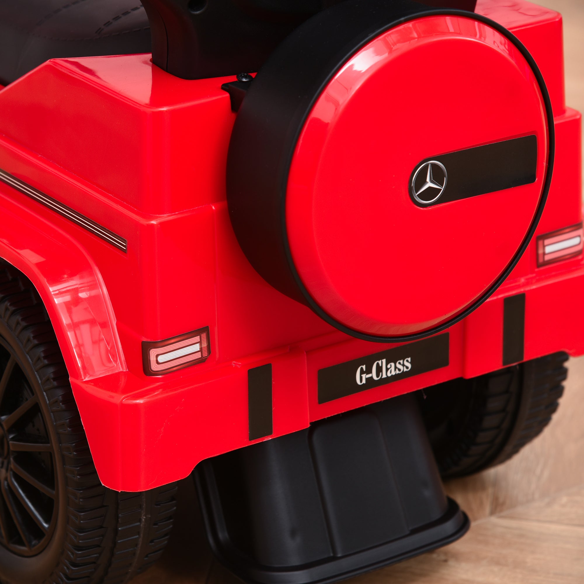 HOMCOM 3 in 1 Kids Children Ride on Push Car Toddler Sliding Car G350 Licensed Walker Foot to Floor Slider Push-Along with Horn Steering Wheel NO POWER Manual, Red - North Peak Garden Furniture