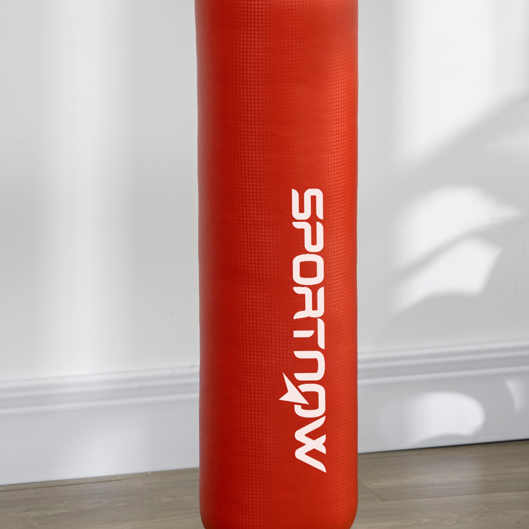 SPORTNOW Boxing Bag, Freestanding Punching Bag, with Reflex Bar, Speed Balls, Red - North Peak Garden Furniture