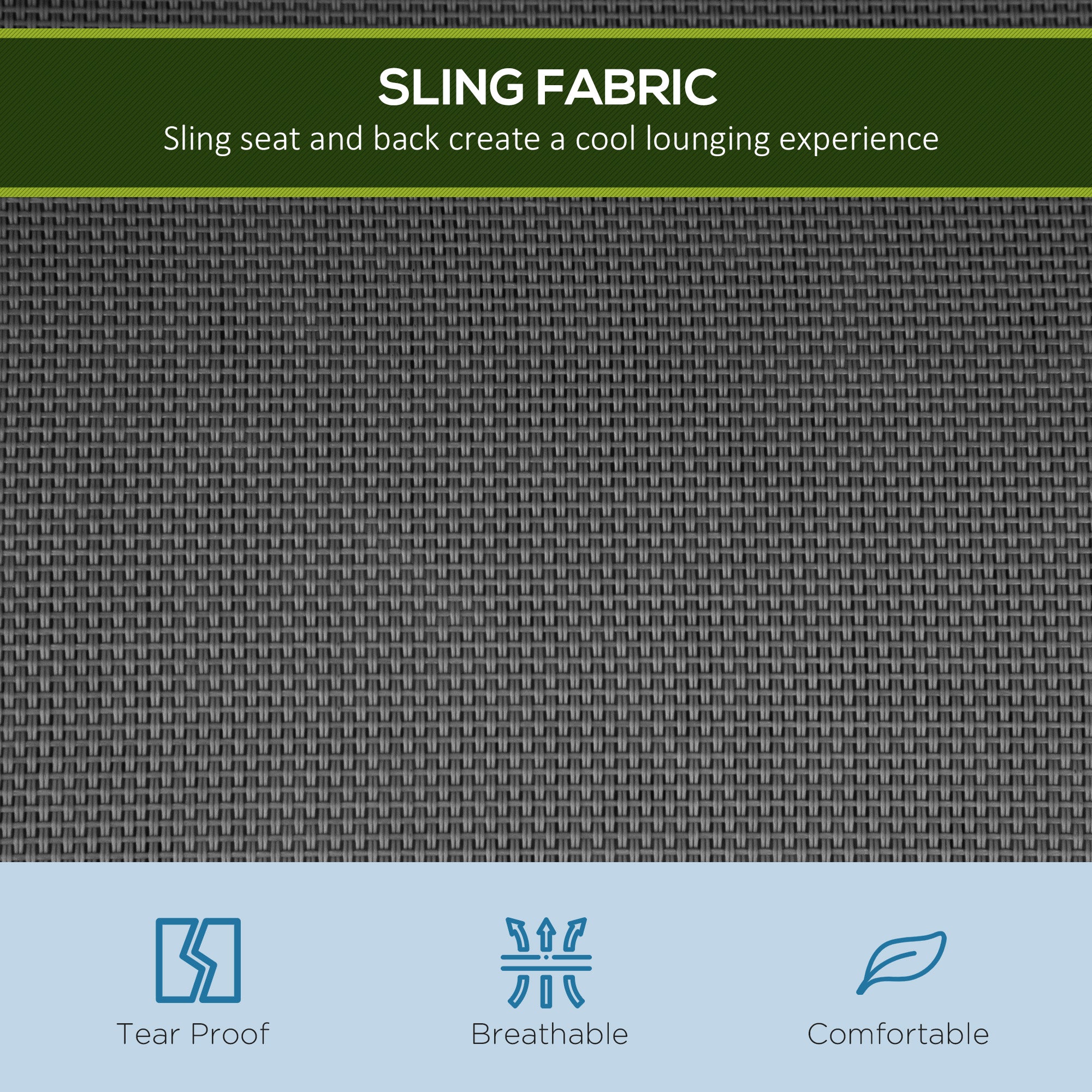 Outsunny 3 Seater Swing Chair, Garden Swing Bench with Adjustable Tilting Canopy, Breathable Mesh Seat and Heavy Duty Metal Frame for Patio, Garden, Dark Grey