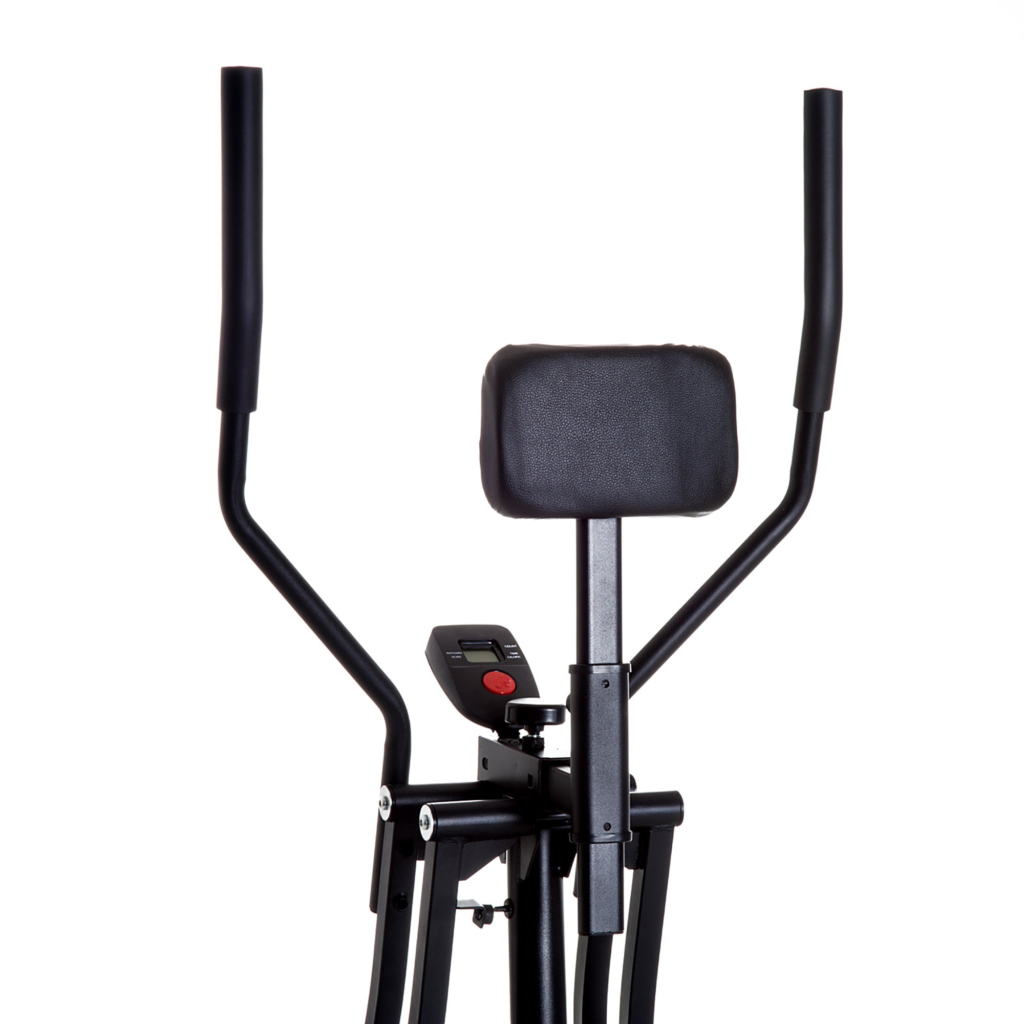 HOMCOM Air Walker Glider, Cross Trainer Fitness Machine, with LCD, for Home Gym, Black - North Peak Garden Furniture