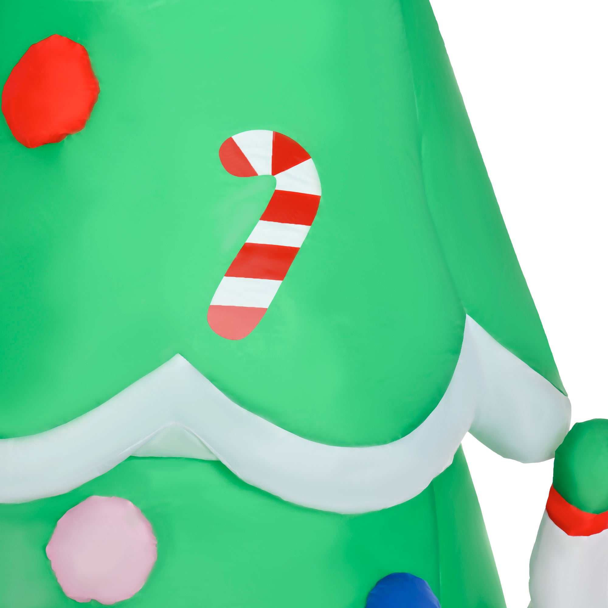 HOMCOM 7FT Christmas Inflatable Tree LED Lighted for Indoor Outdoor Decoration - North Peak Garden Furniture