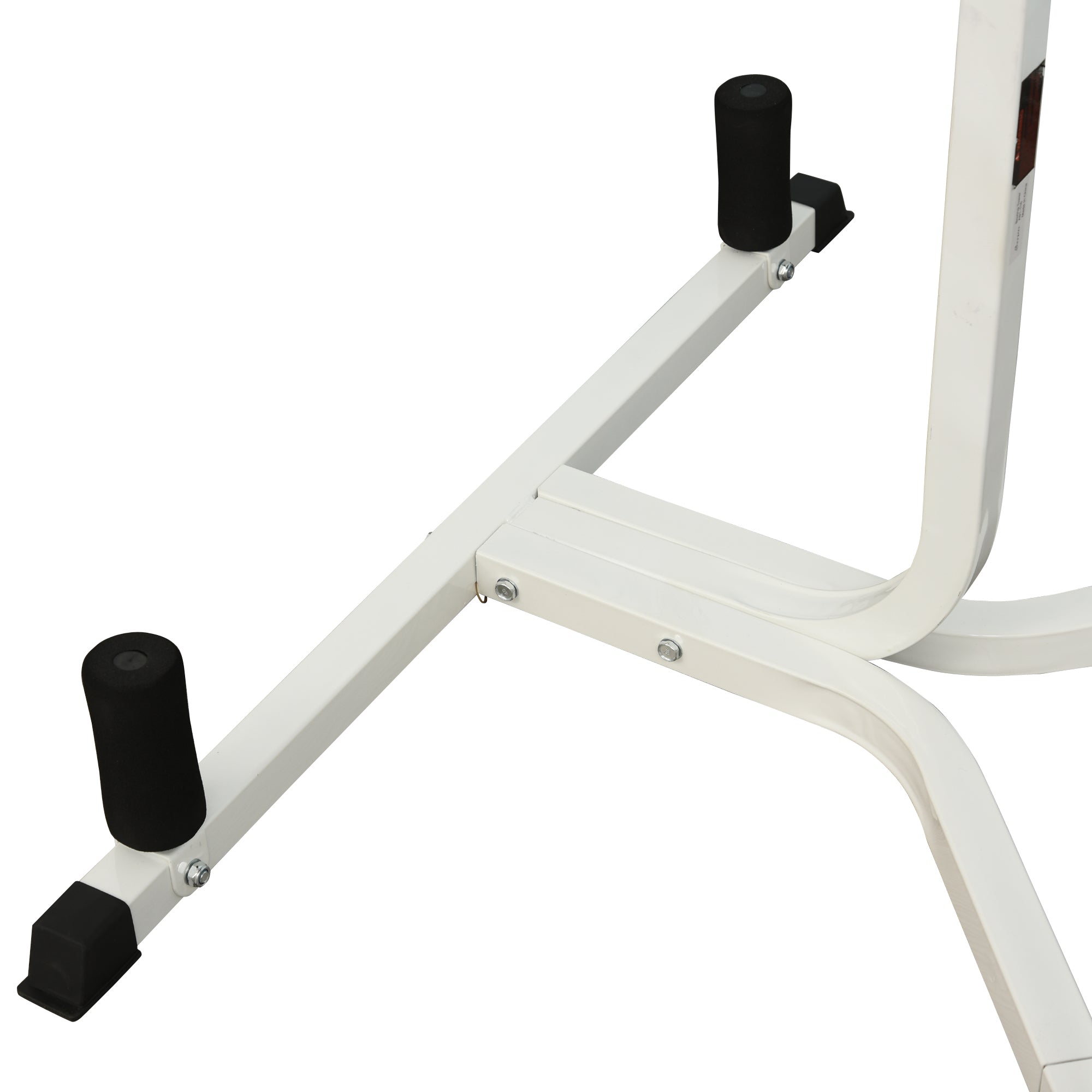 HOMCOM 170-190cm Freestanding Boxing Punch Bag Hanger & Speed Ball Station Platform Hanging Frame Home Gym, White - North Peak Garden Furniture