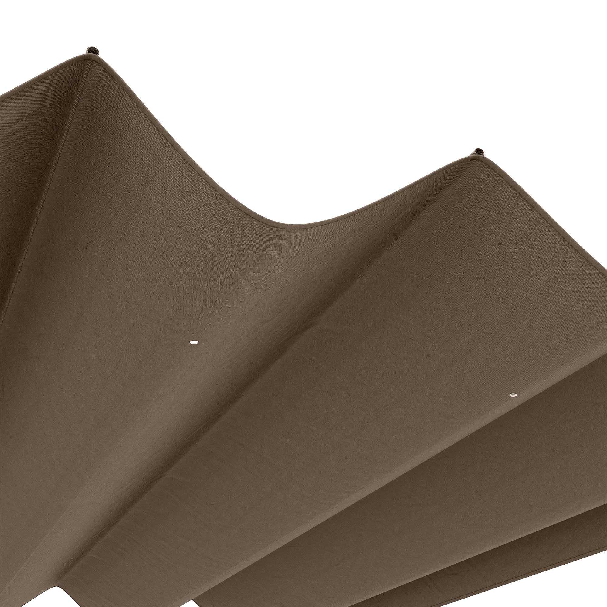 Outsunny Pergola Roof, Retractable Sun Shade Cover for 2.85 x 2m Pergola, UV30+ Protected, Coffee - North Peak Garden Furniture