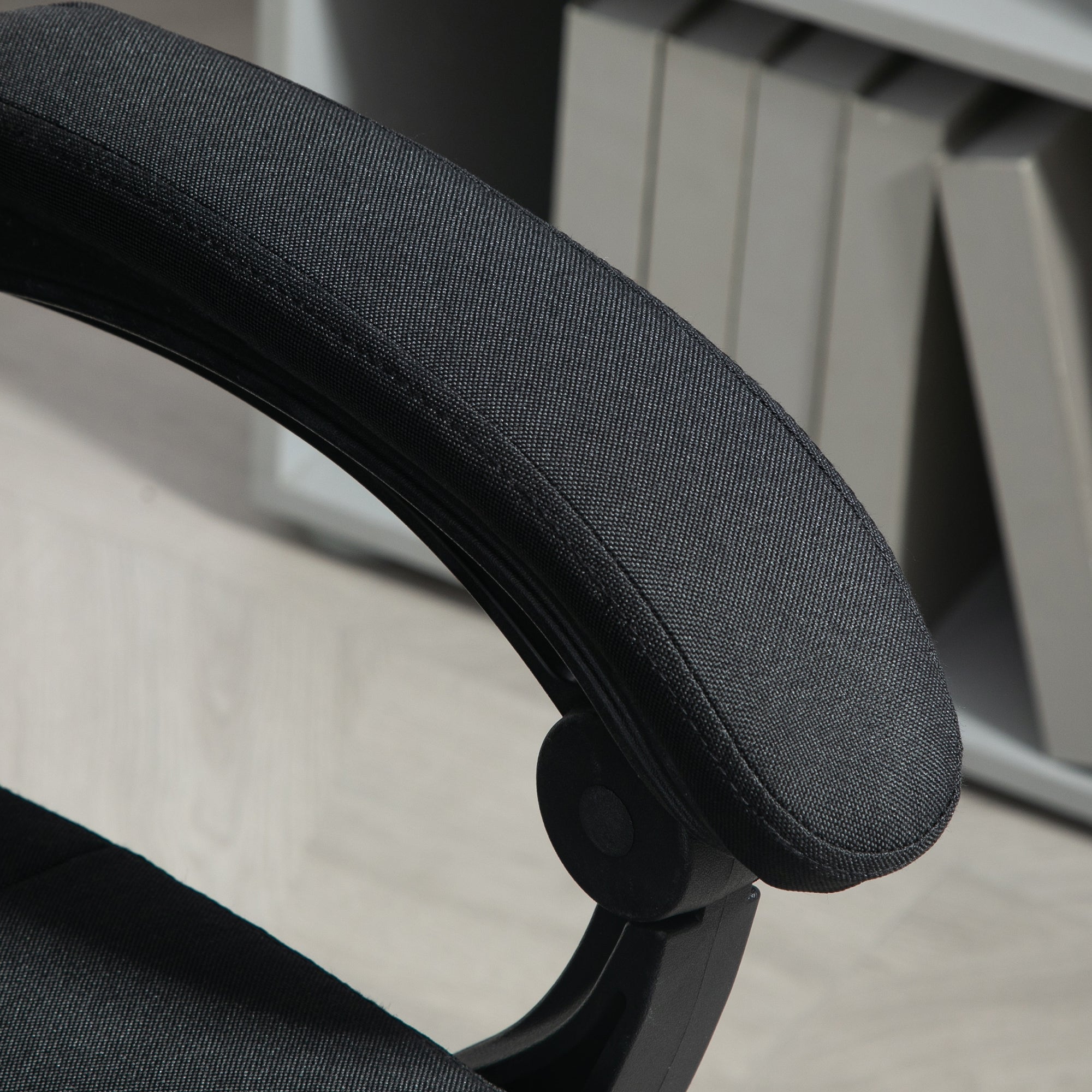 Vinsetto Office Desk Chair with Footrest, Headrest Pillow, Home Office Chair with Reclining Backrest, Swivel Wheels, Black - North Peak Garden Furniture