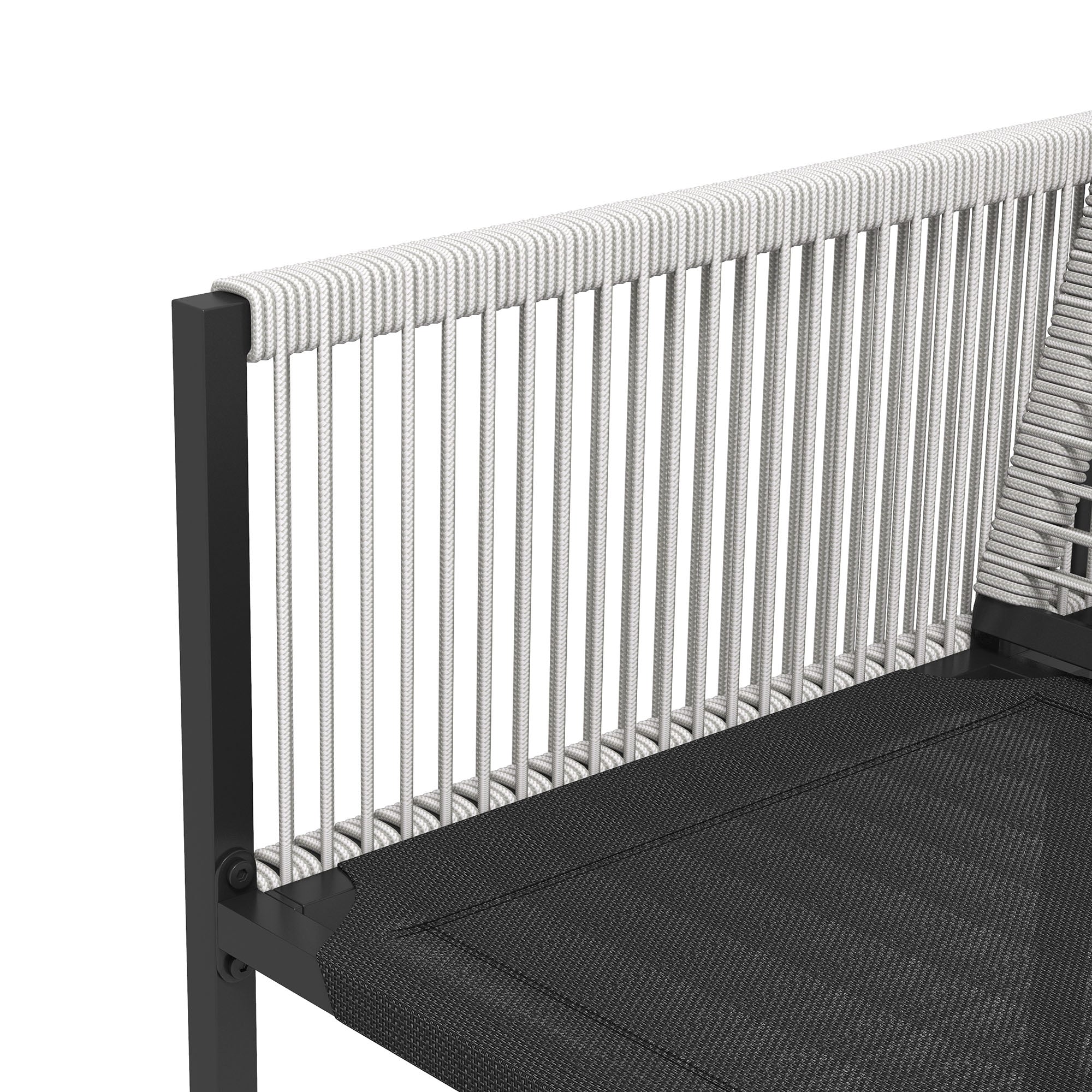 Outsunny Five-Piece Metal Dining Set, with Folding Back Chairs, Light Grey - North Peak Garden Furniture