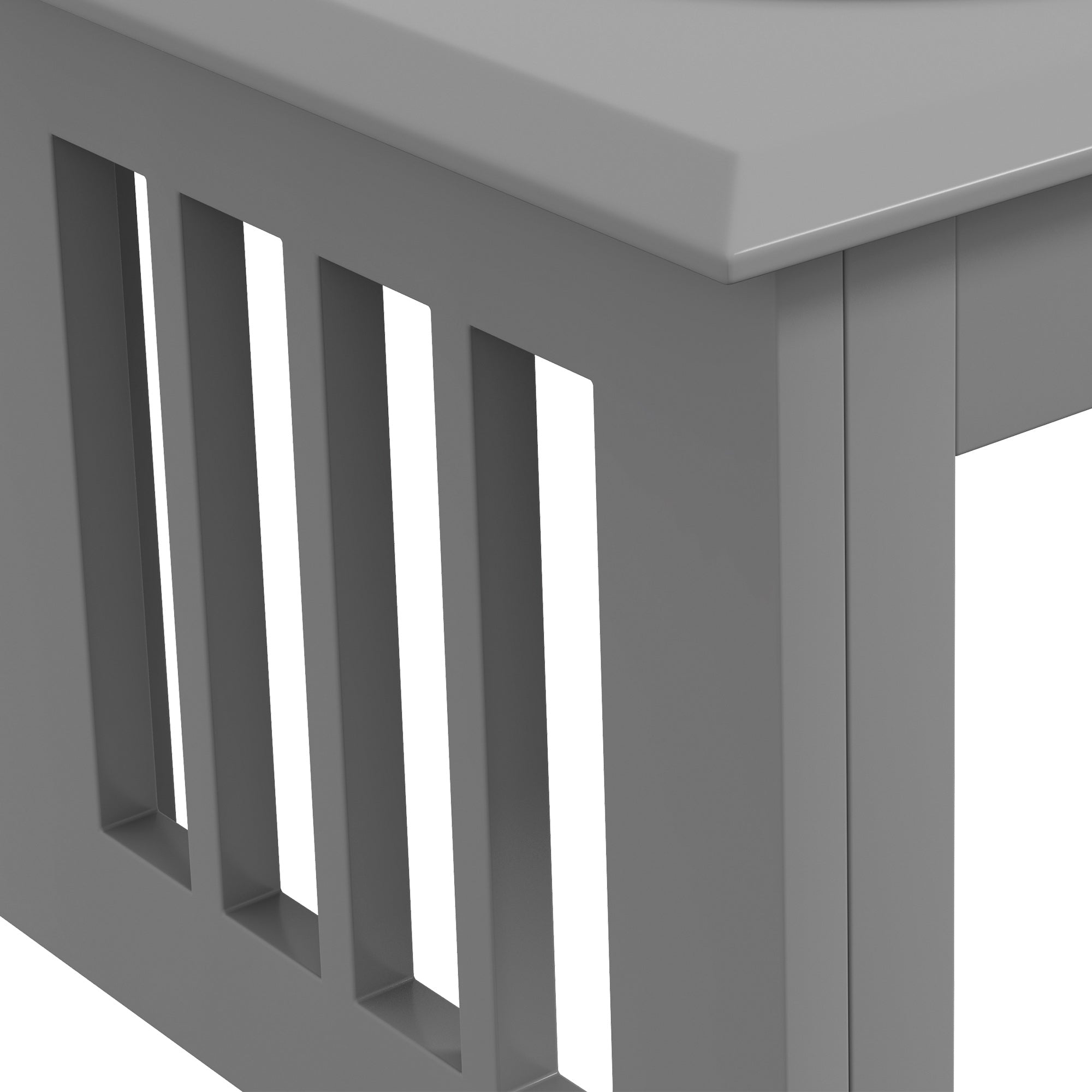 PawHut Raised Dog Feeding Bowls with Stand, Stainless Steel for Small and Medium Dog, 58L x 31W x 25H cm - Grey - North Peak Garden Furniture