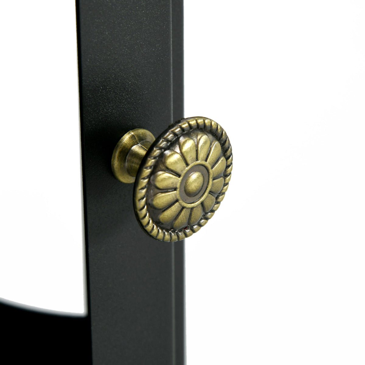 HOMCOM Freestanding Ethanol Fireplace, Steel Bioethanol Fireplace with Stainless Steel Flame Snuffer, 0.9L Tank, 3 Hours Burning Time for Indoor, Black