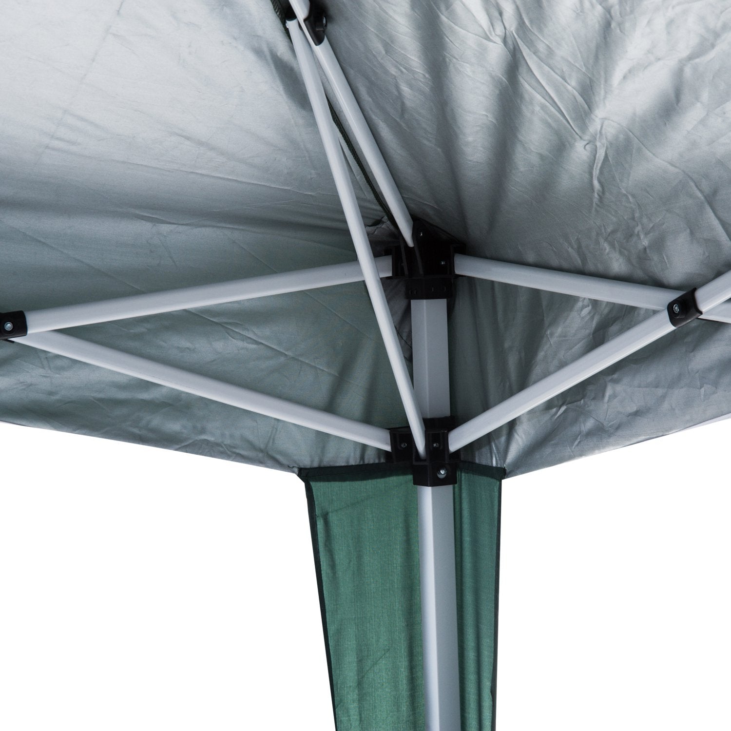 Outsunny Slant Leg Pop Up Gazebo with Carry Bag, Height Adjustable Party Tent Instant Event Shelter for Garden, Patio, 3 M× 3 M Base/ 2.5 M × 2.5 M Top, Green