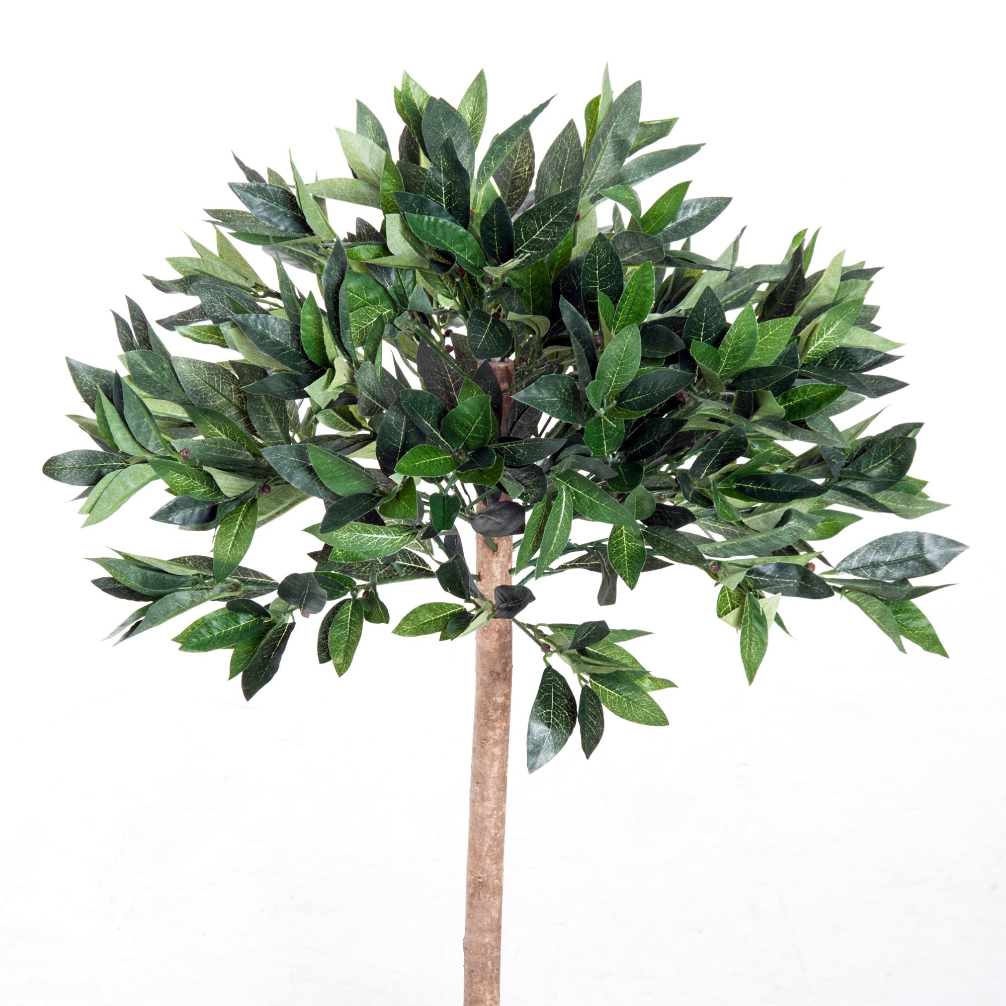 Outsunny 3ft Artificial Olive Tree Indoor Plant Greenery for Home Office Potted in An Orange Pot