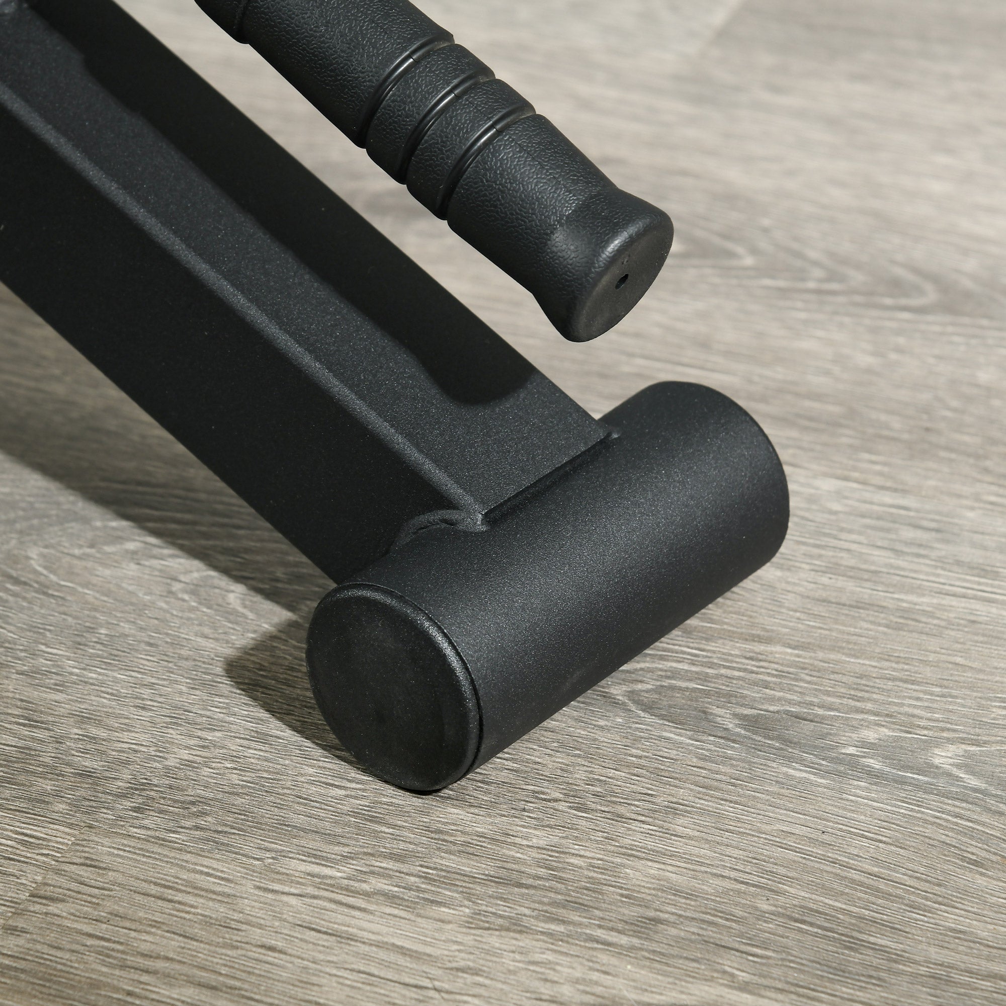 SPORTNOW Deadlift Barbell Jack with Non-Slip Handle, for Weight Training - Black - North Peak Garden Furniture
