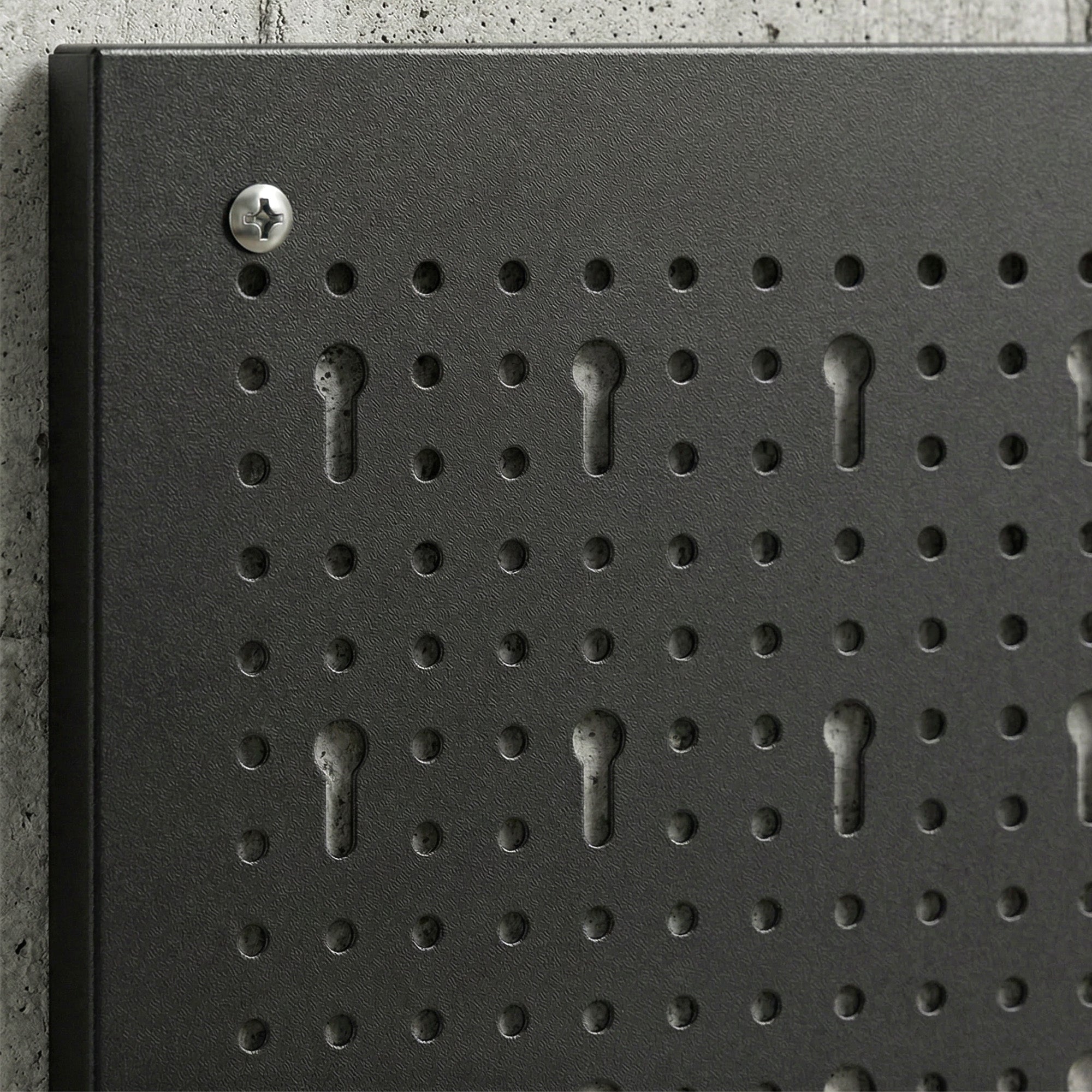HOMCOM 28 Pcs Wall-Mounted Pegboard with 3 Boards, Garage Tool Storage Unit Black and Red
