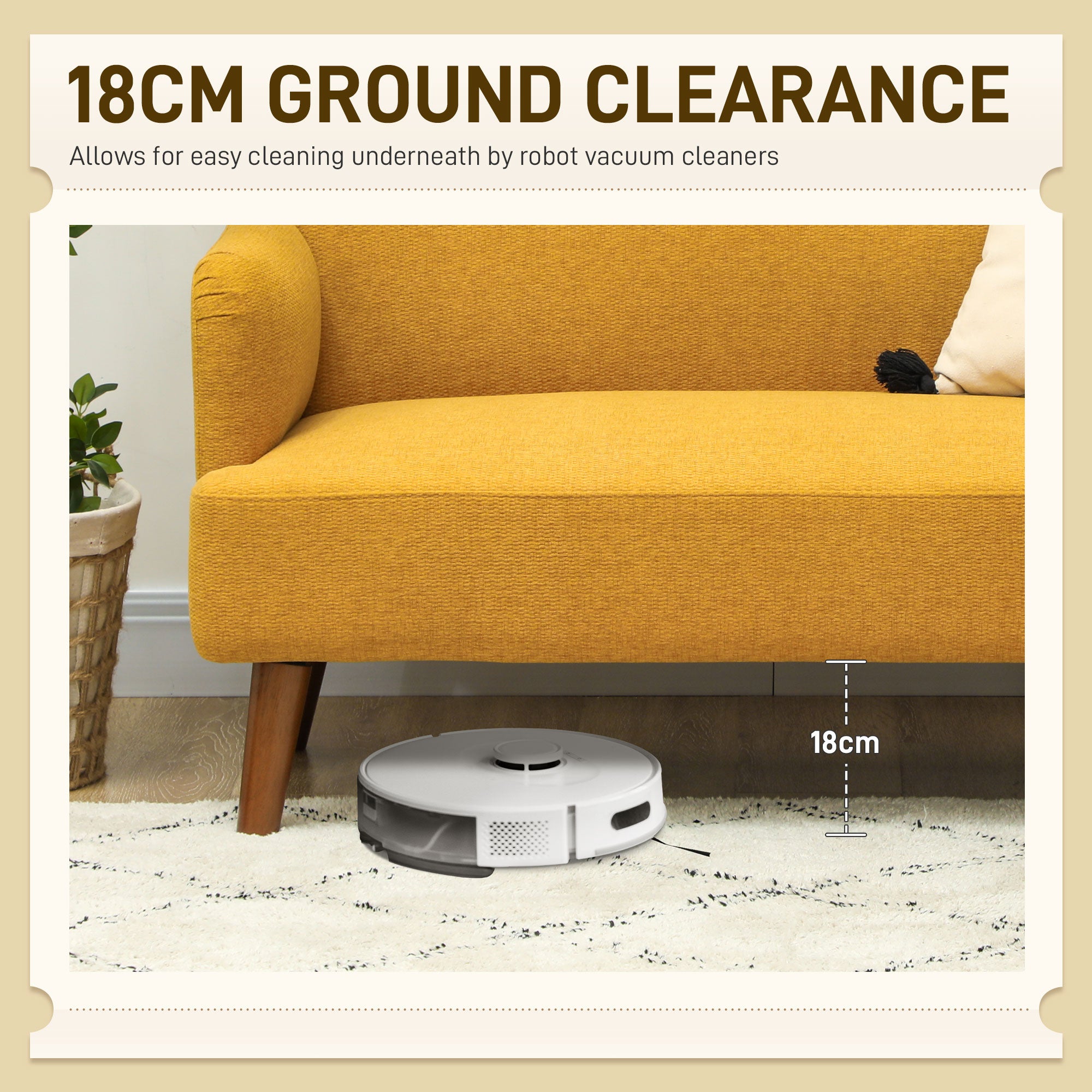 HOMCOM Velvet Feel Fabric 2 Seater Sofa, Small Sofa Loveseat with 21cm Thick Padding and Wood Legs, Yellow - North Peak Garden Furniture