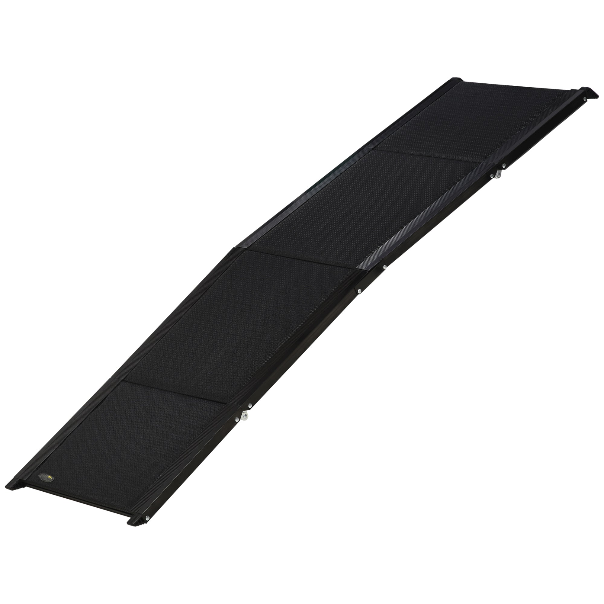 PawHut Folding Dog Ramp for Car, Portable Pet Ramp, with Non-Slip Surface, Aluminium Alloy Frame, for XL Dogs - North Peak Garden Furniture