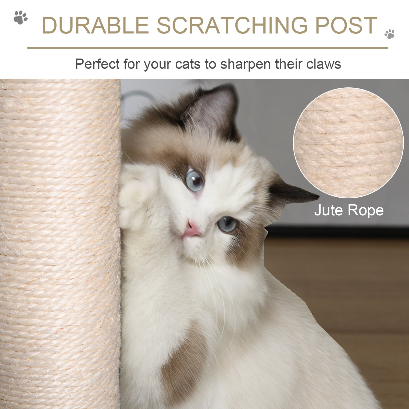 PawHut Cat Tree for Indoor Cats Kitten Tower Multi-level Activity Centre Pet Furniture with Scratching Post Condo Hanging Ropes Plush Perches Grey - North Peak Garden Furniture